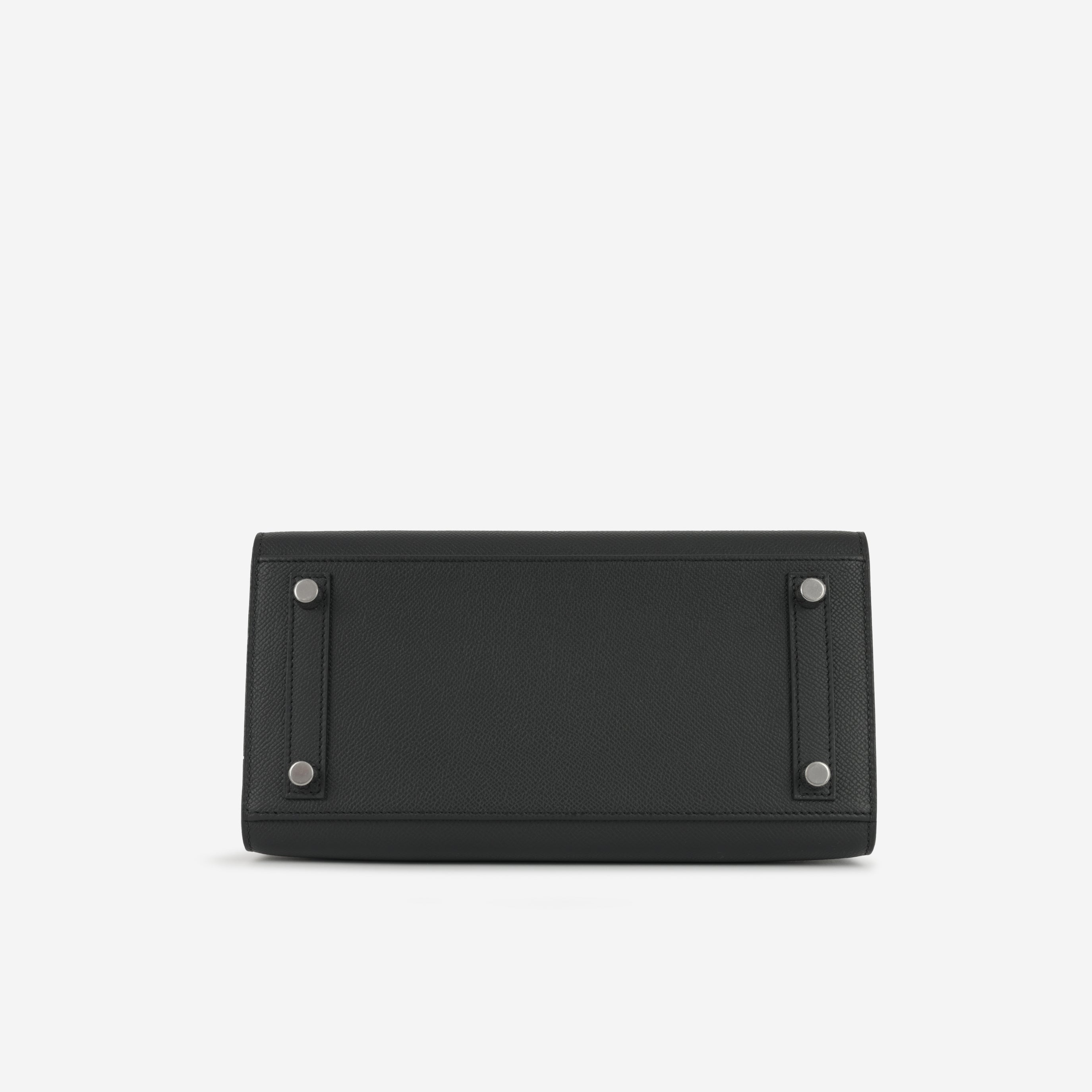 Hermès Birkin 25 Sellier - Black Epsom | Electrum Hardware