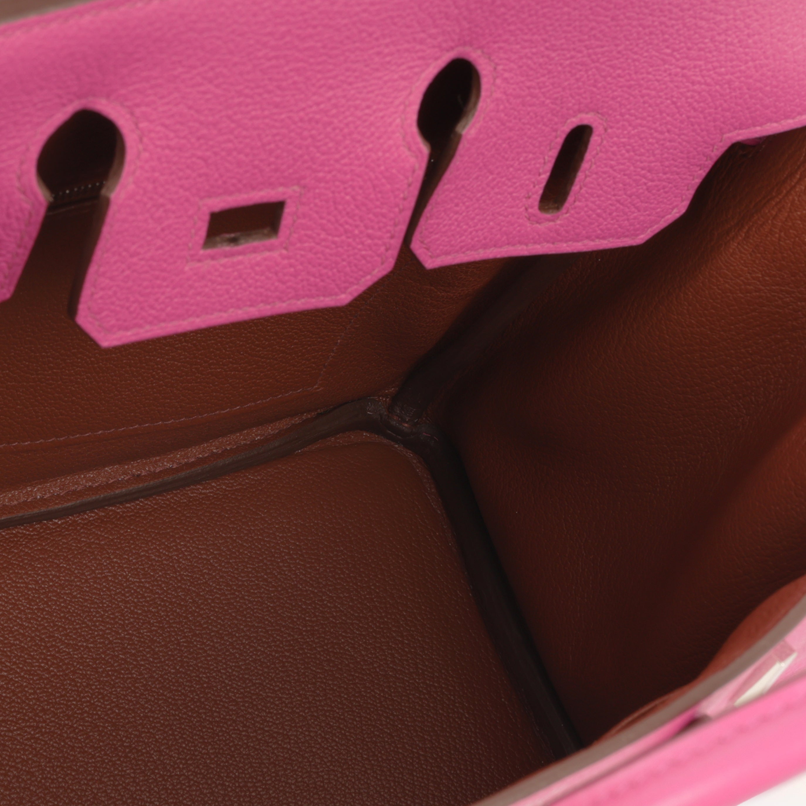 Hermès Birkin 25 Verso - Magnolia / Sienne