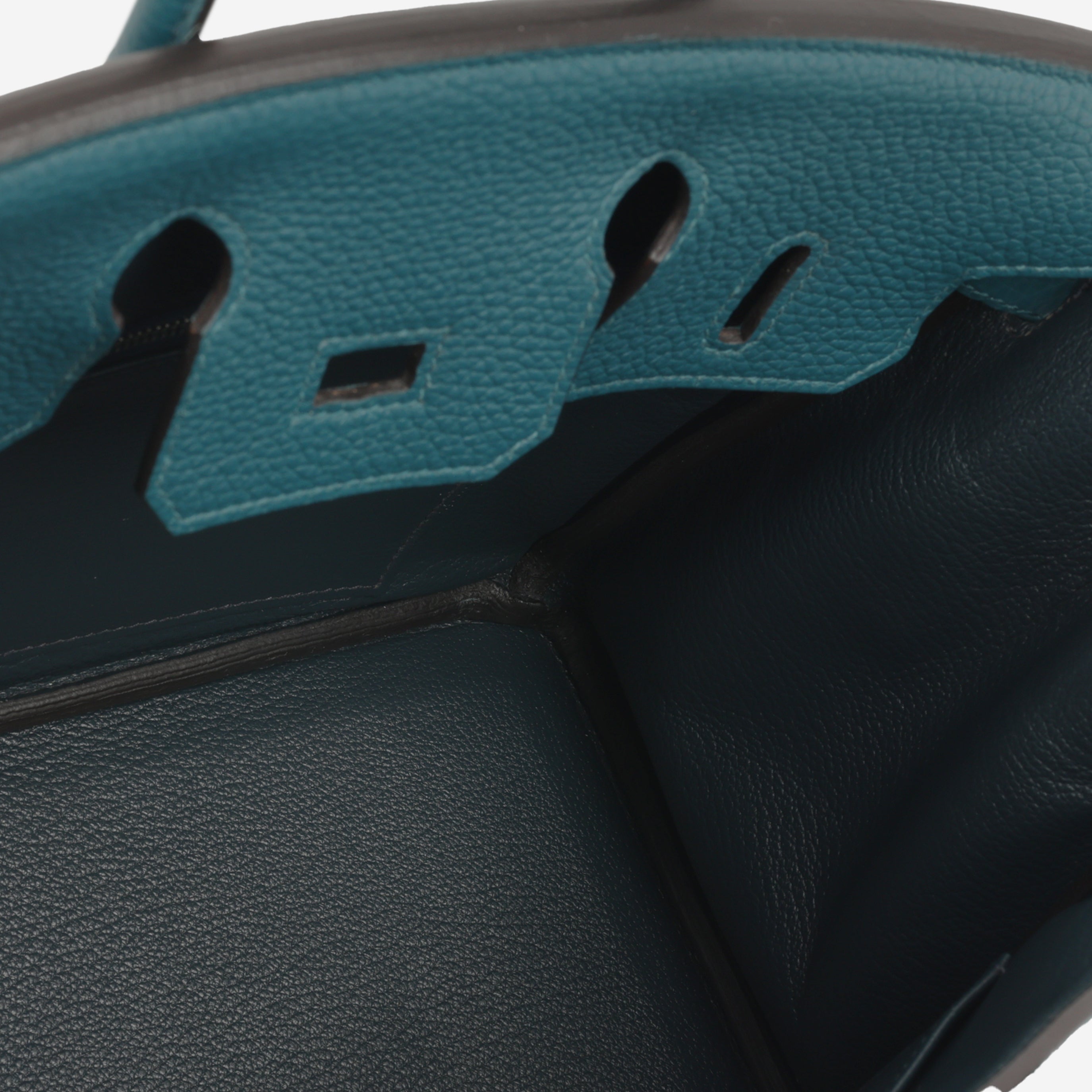 Hermès Birkin 25 Verso - Vert Bosphore / Bleu Ocean