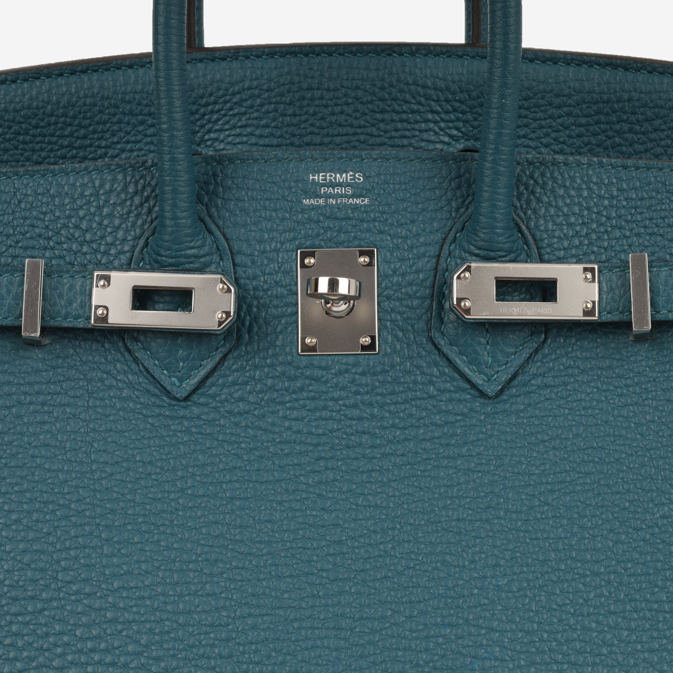 Hermès Birkin 25 Verso - Vert Bosphore / Bleu Ocean