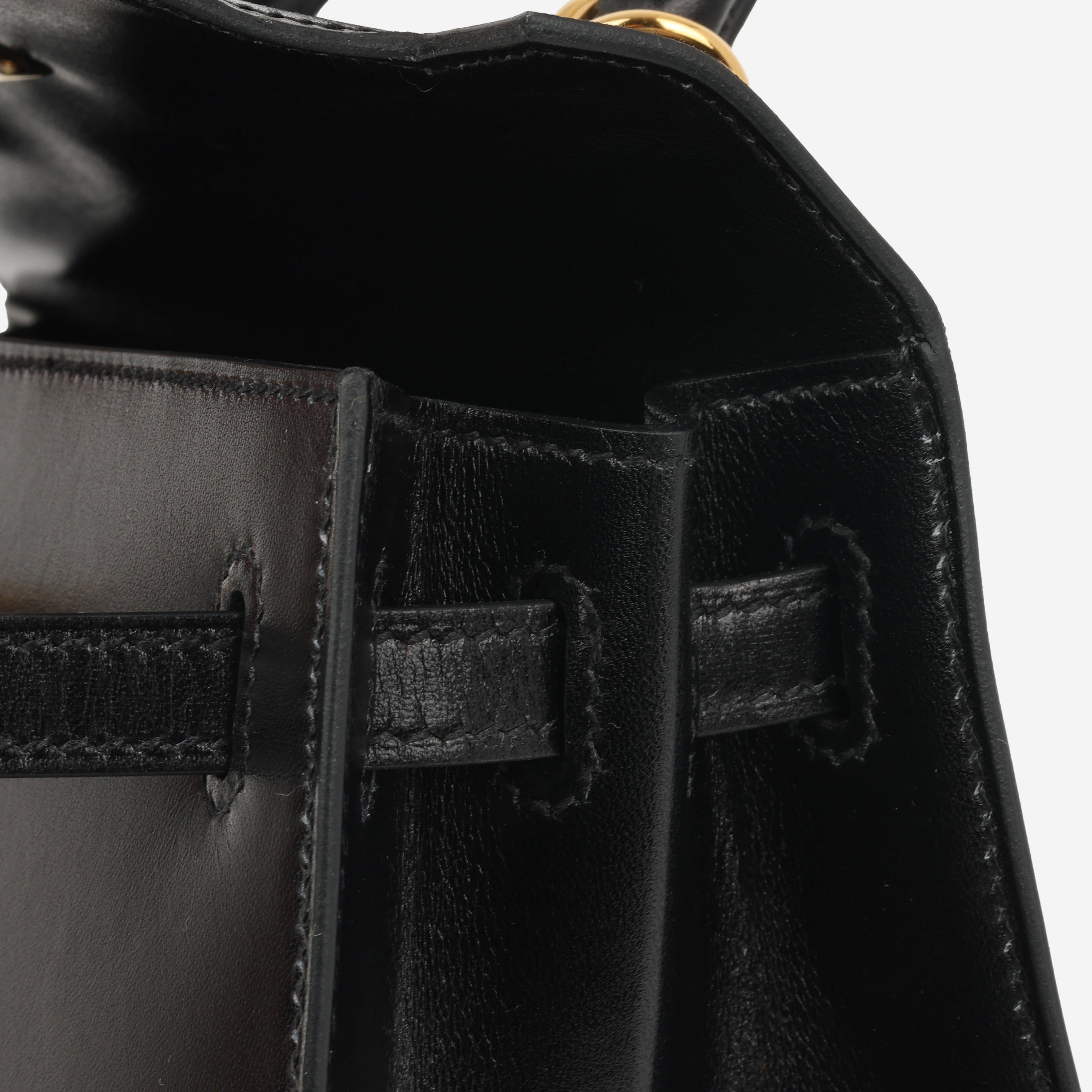 Hermès Kelly 25 - Noir Box Calf