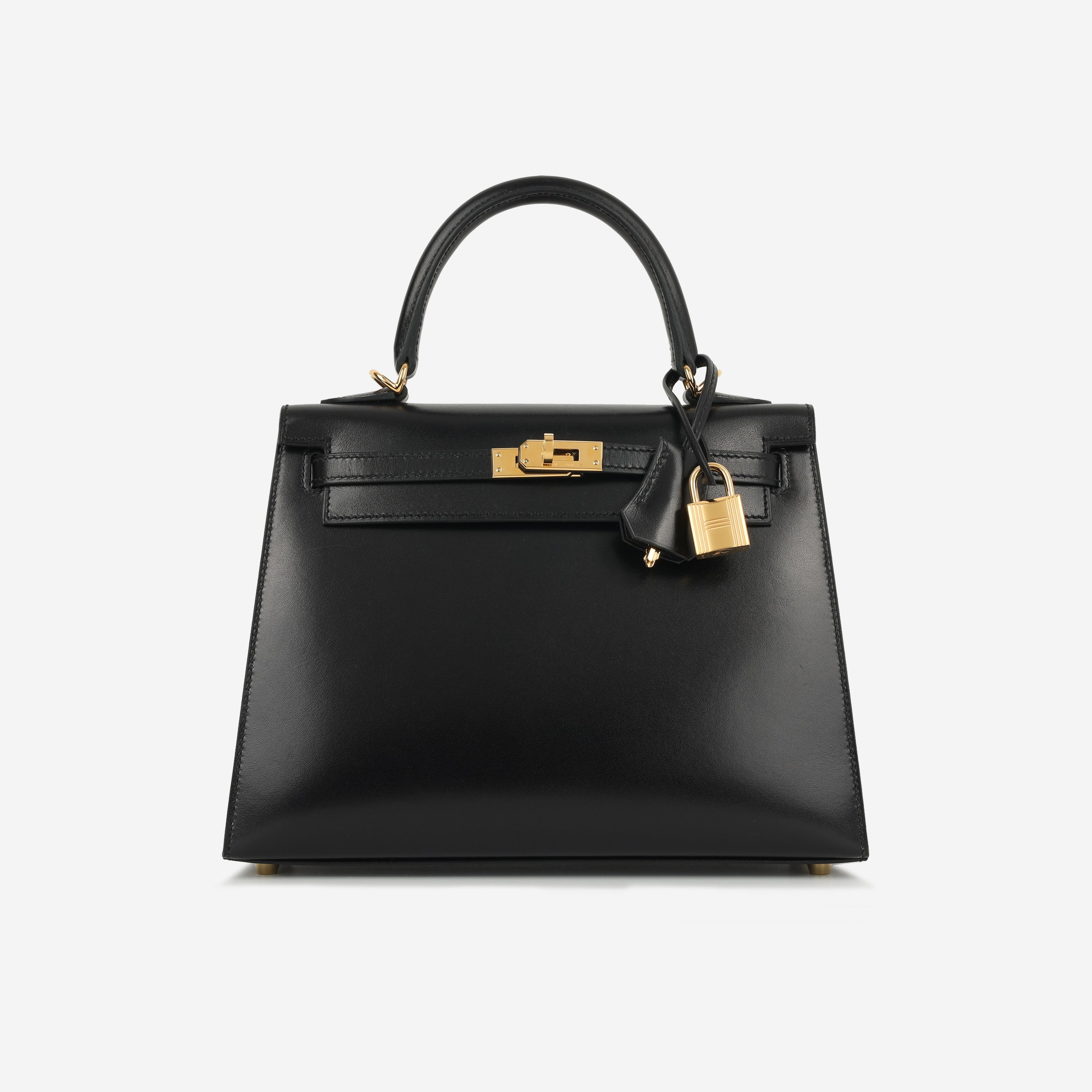 Hermès Kelly 25 - Noir Box Calf