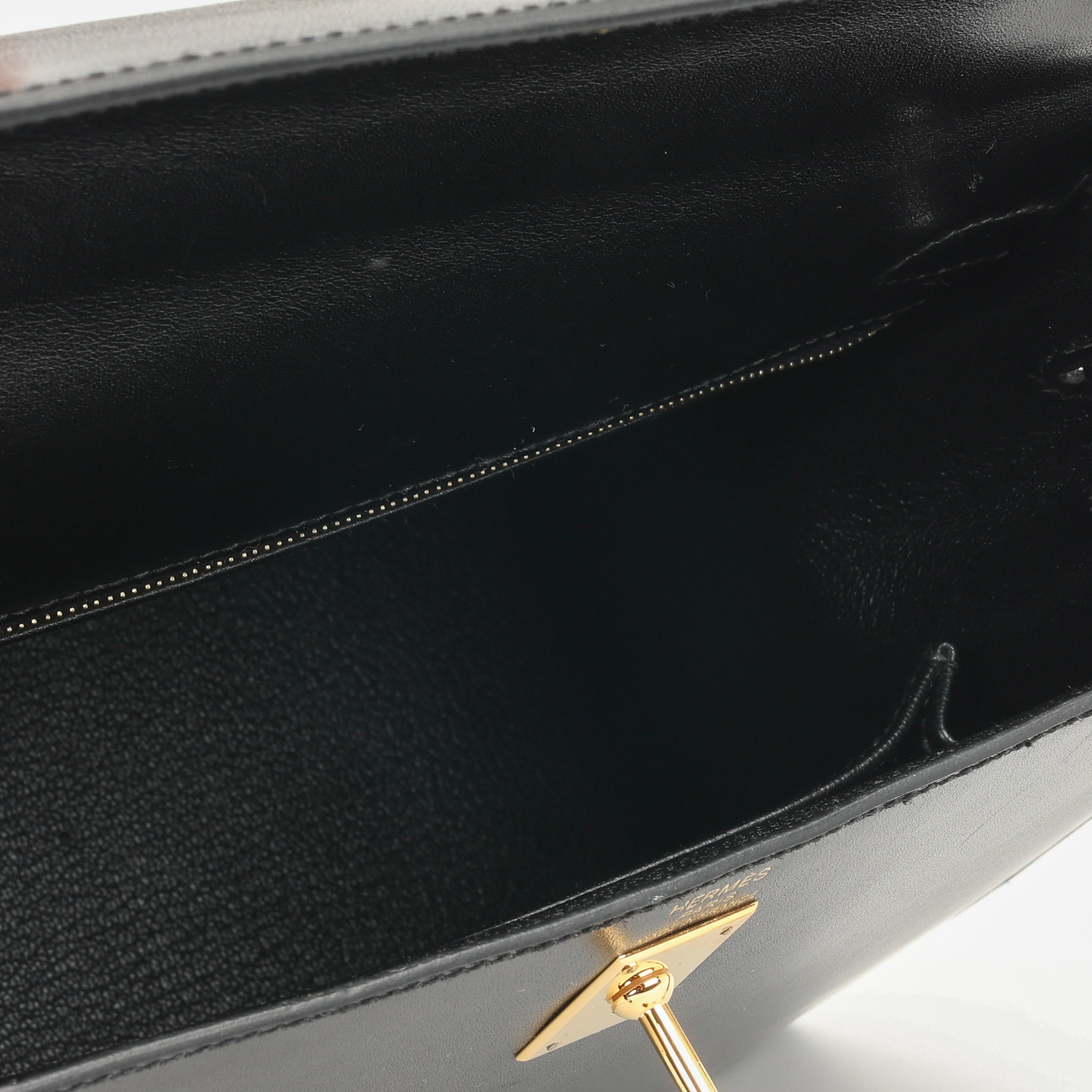 Hermès Kelly 25 - Noir Box Calf