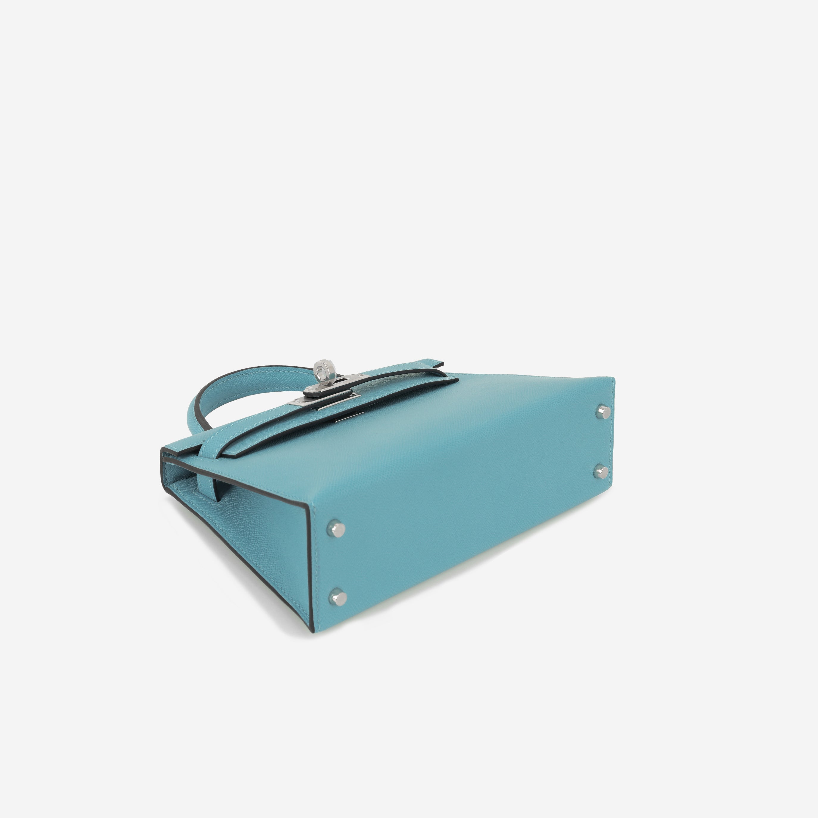 Hermès Mini Kelly 20 II - Bleu Du Nord Madame | Palladium