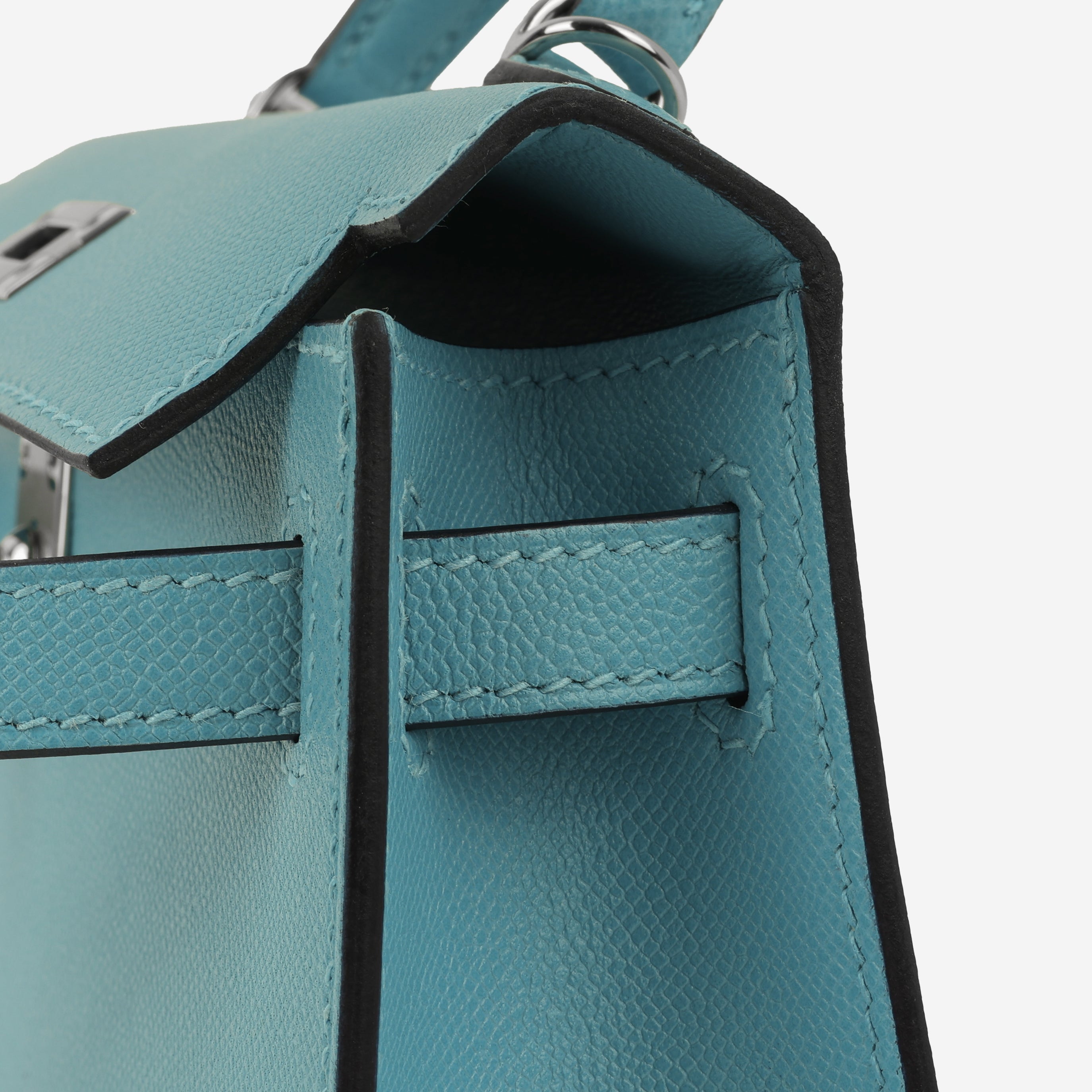 Hermès Mini Kelly 20 II - Bleu Du Nord Madame | Palladium