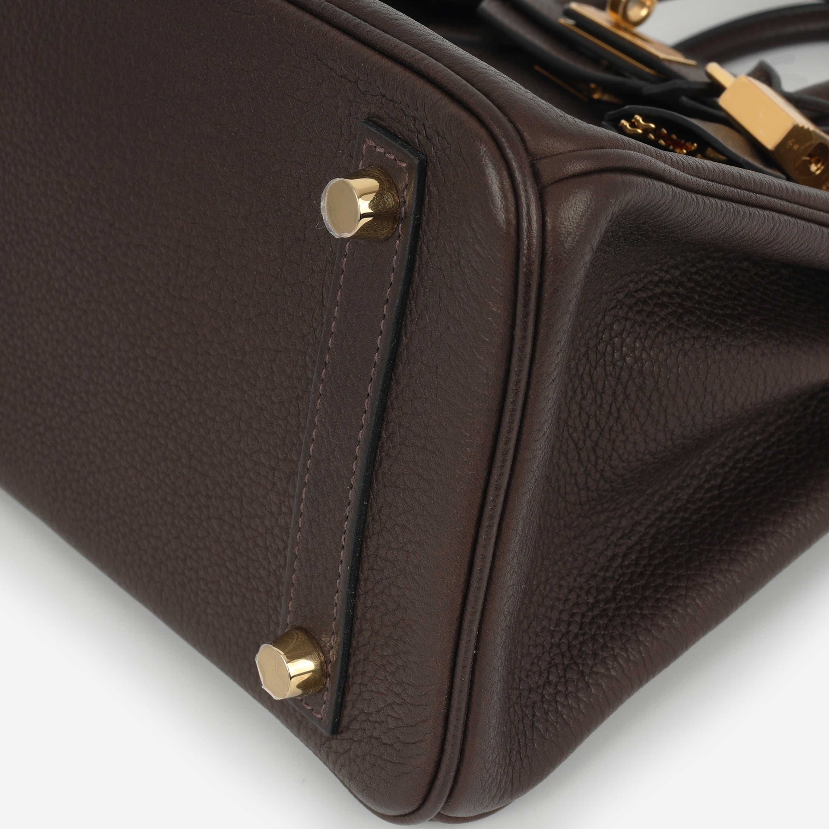 Hermès Birkin 25 - Ebene Barenia Faubourg | Gold Hardware