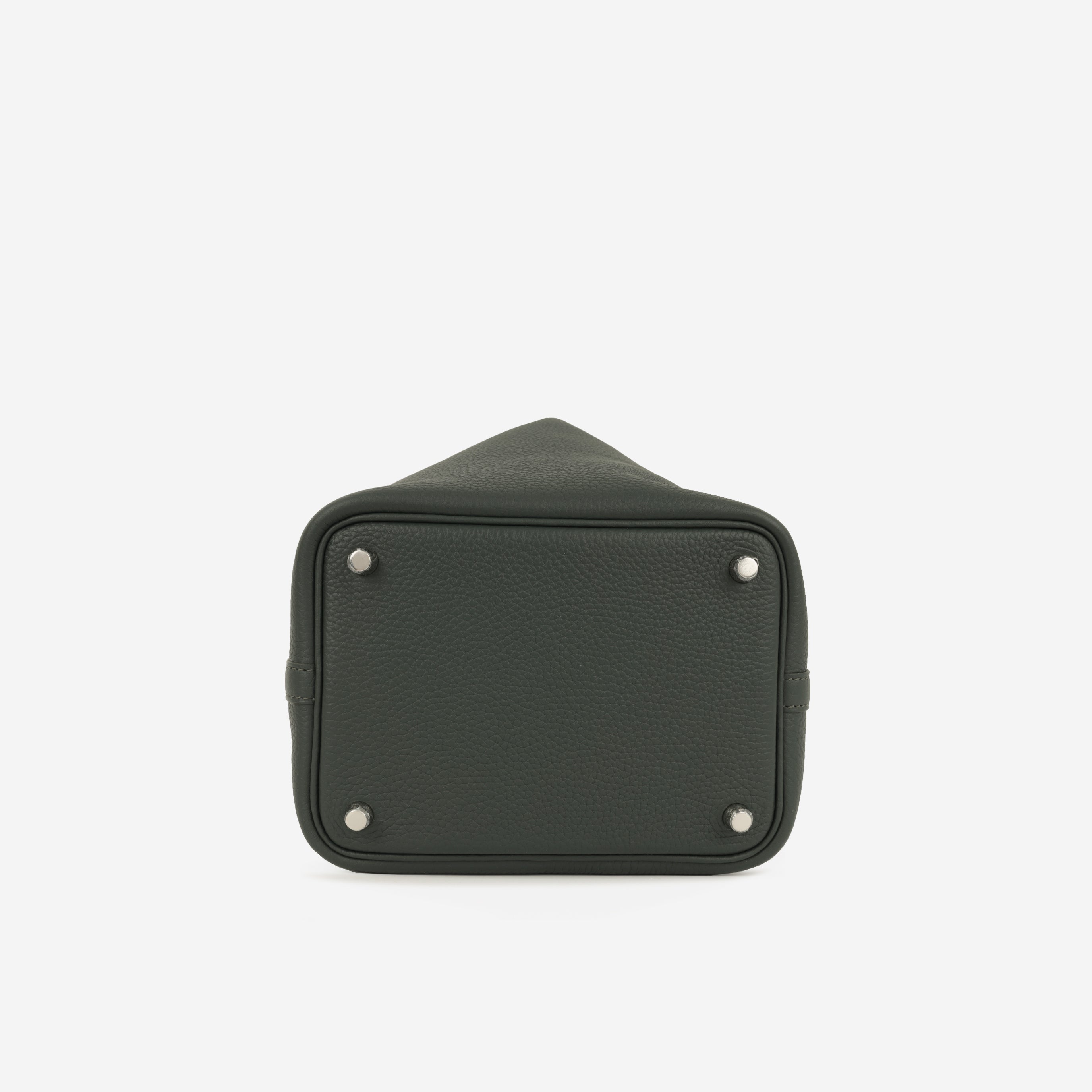 Hermès Picotin 18 Eclat - Vert Mangrove Clemence / Gris Pantin Swift | Palladium Hardware