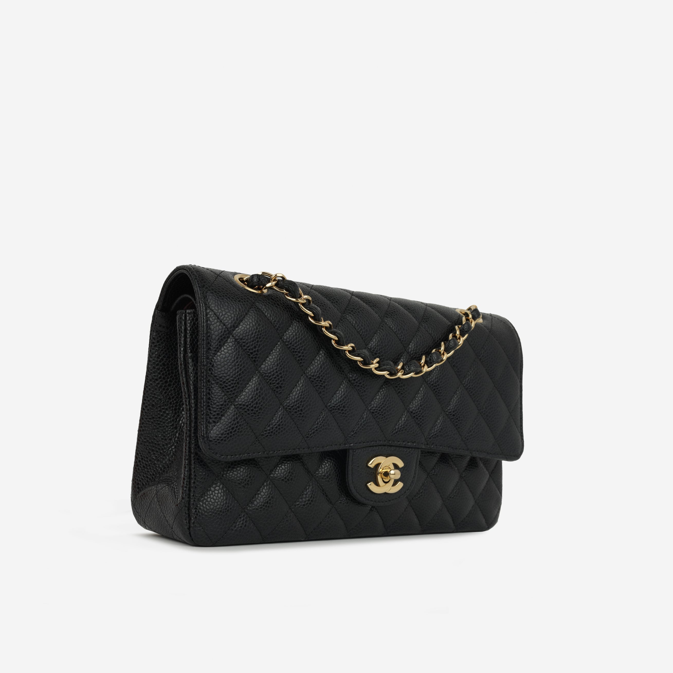 Chanel Medium Classic Flap Black Caviar | Gold Hardware (2022)