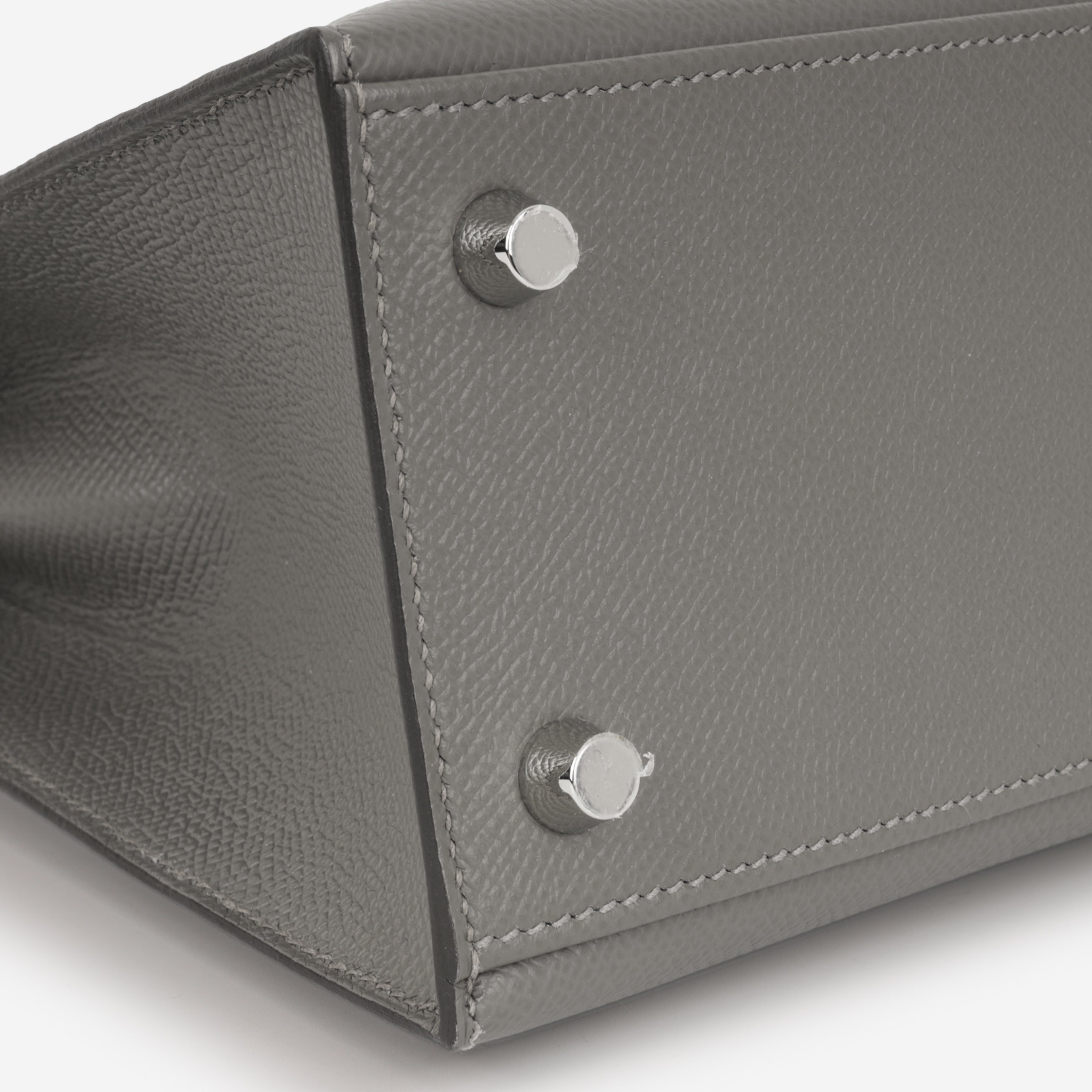 Hermès Kelly 25 - Gris Meyer Epsom | Palladium Hardware