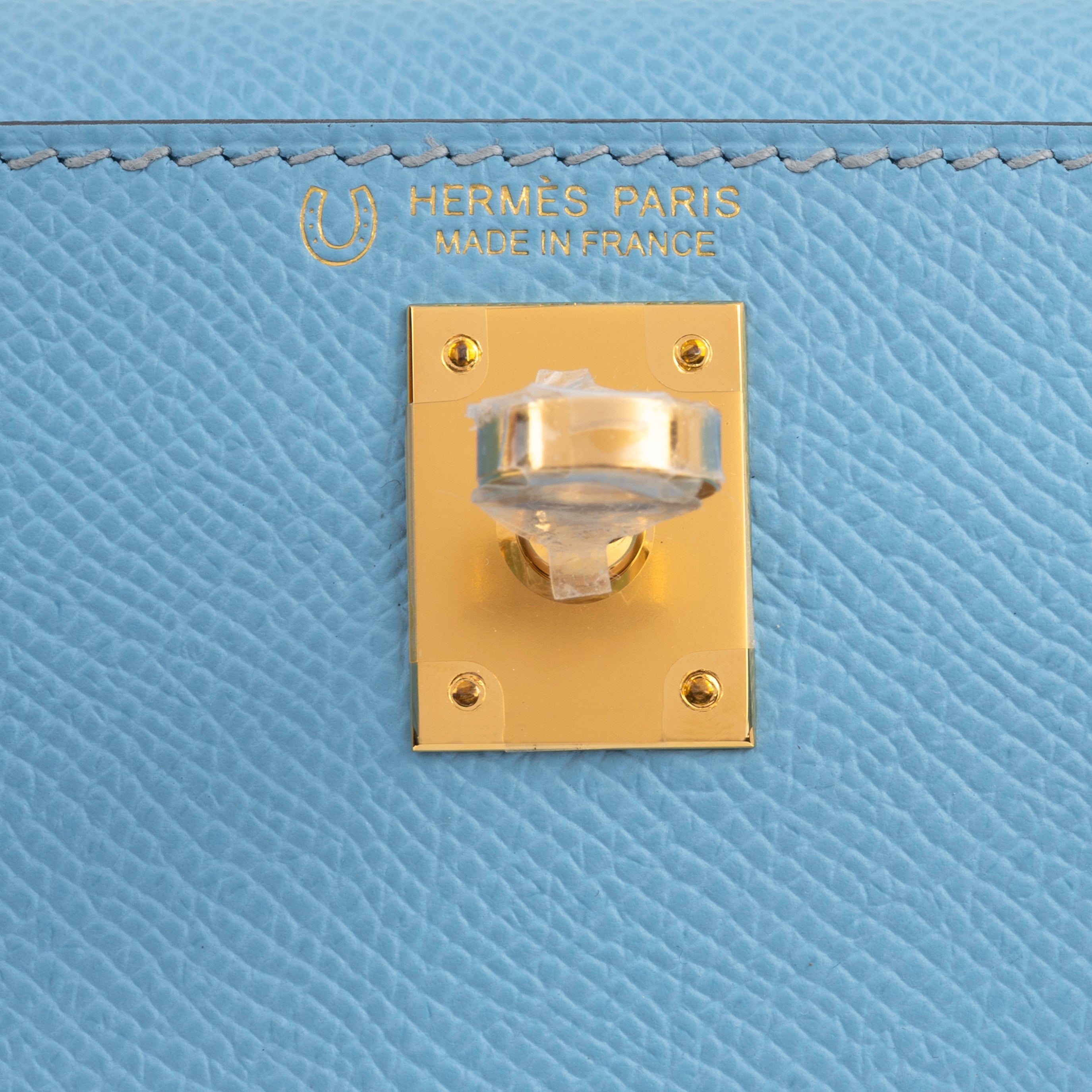 Hermès HSS Mini Kelly 20 - Celeste Epsom | Gold Hardware