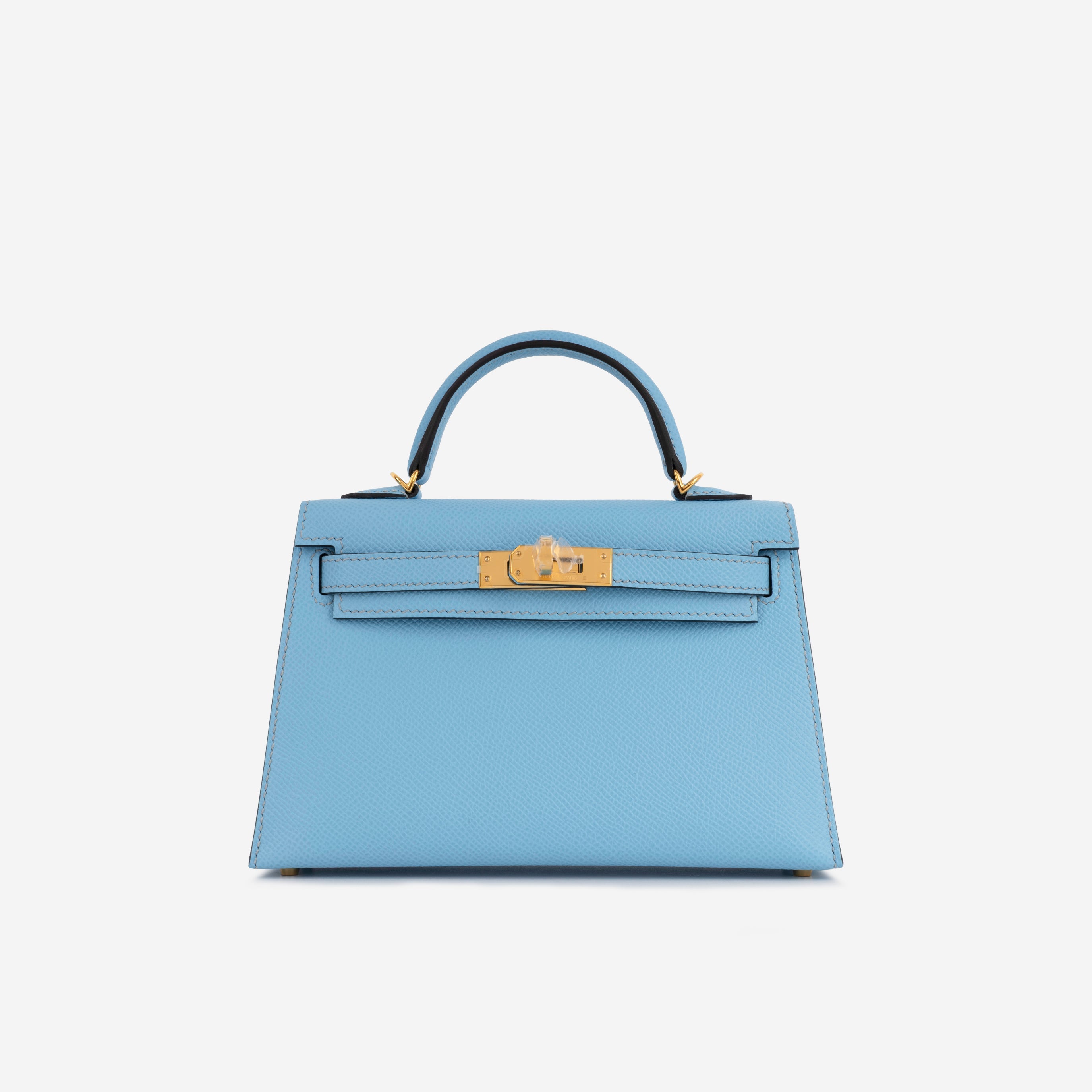 Hermès HSS Mini Kelly 20 - Celeste Epsom | Gold Hardware