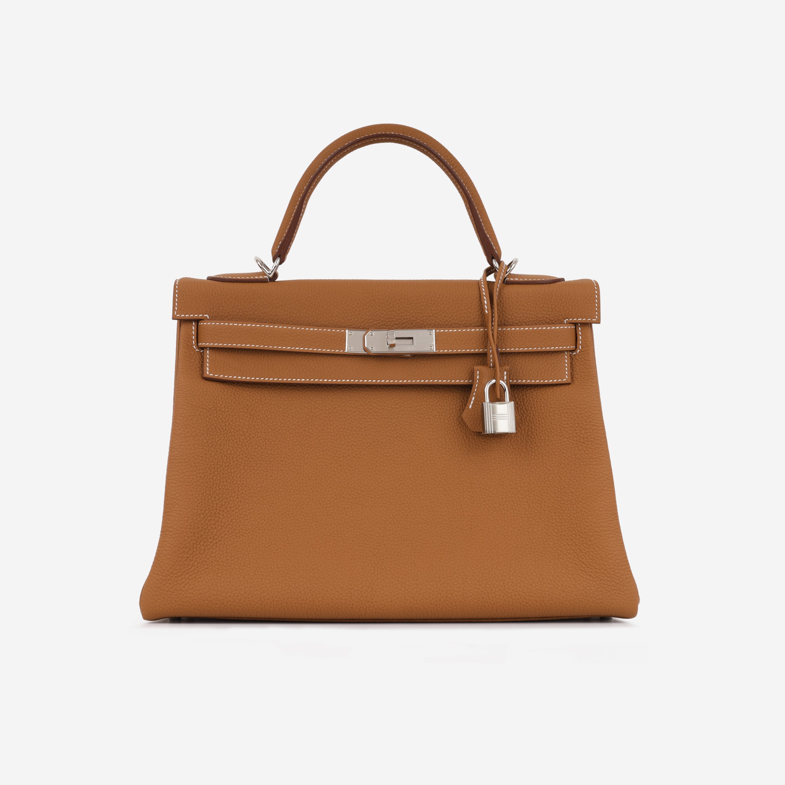 Hermès Kelly 32 - Gold Togo | Palladium Hardware