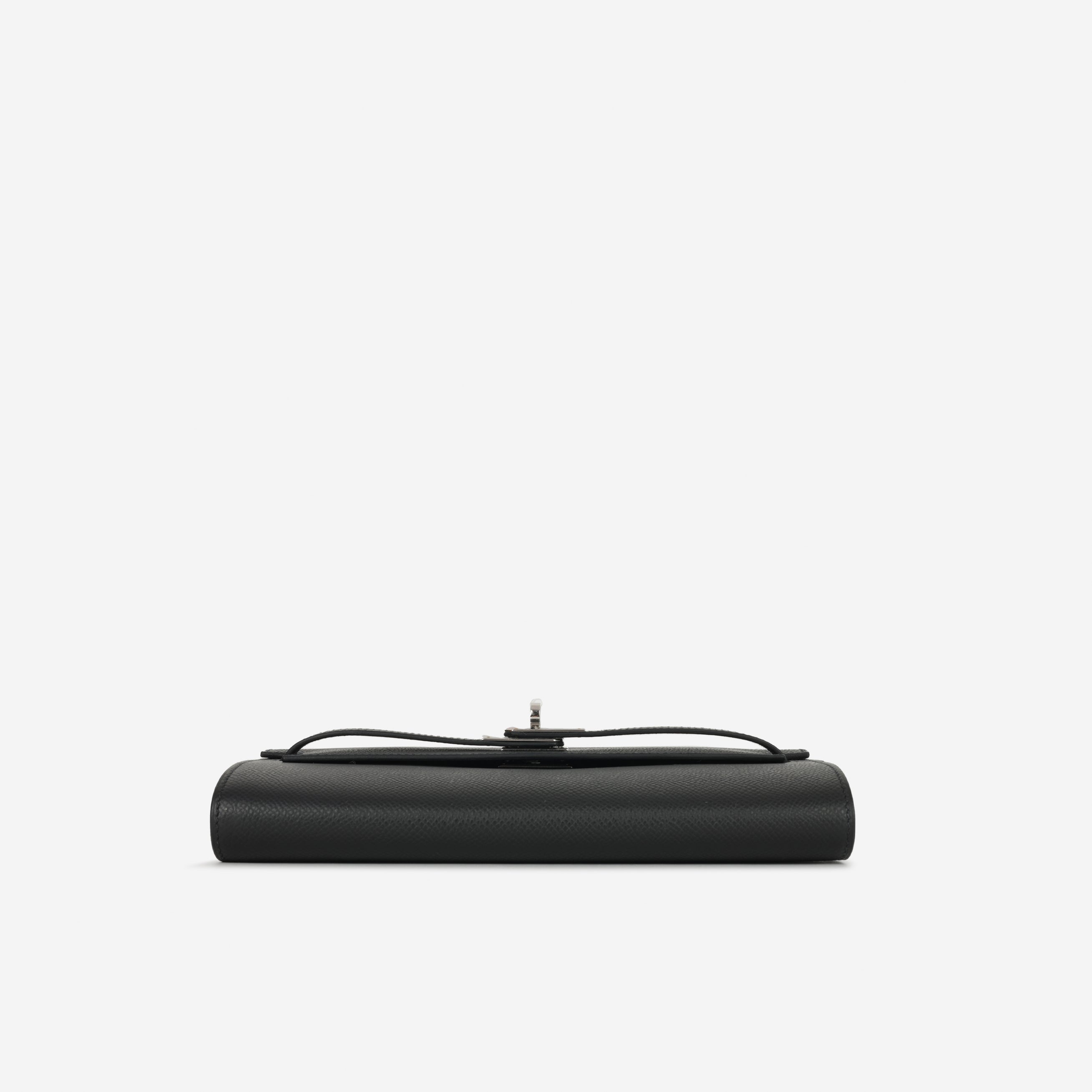 Hermès Kelly To Go Wallet - Noir Epsom | Palladium Hardware
