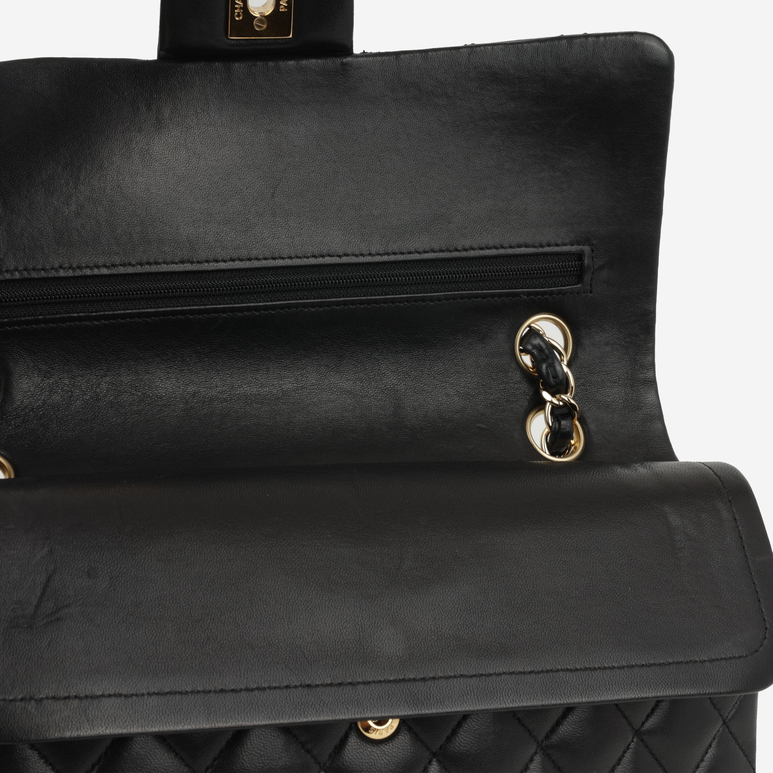 Chanel Medium Classic Flap - Black Lambskin | Gold Hardware