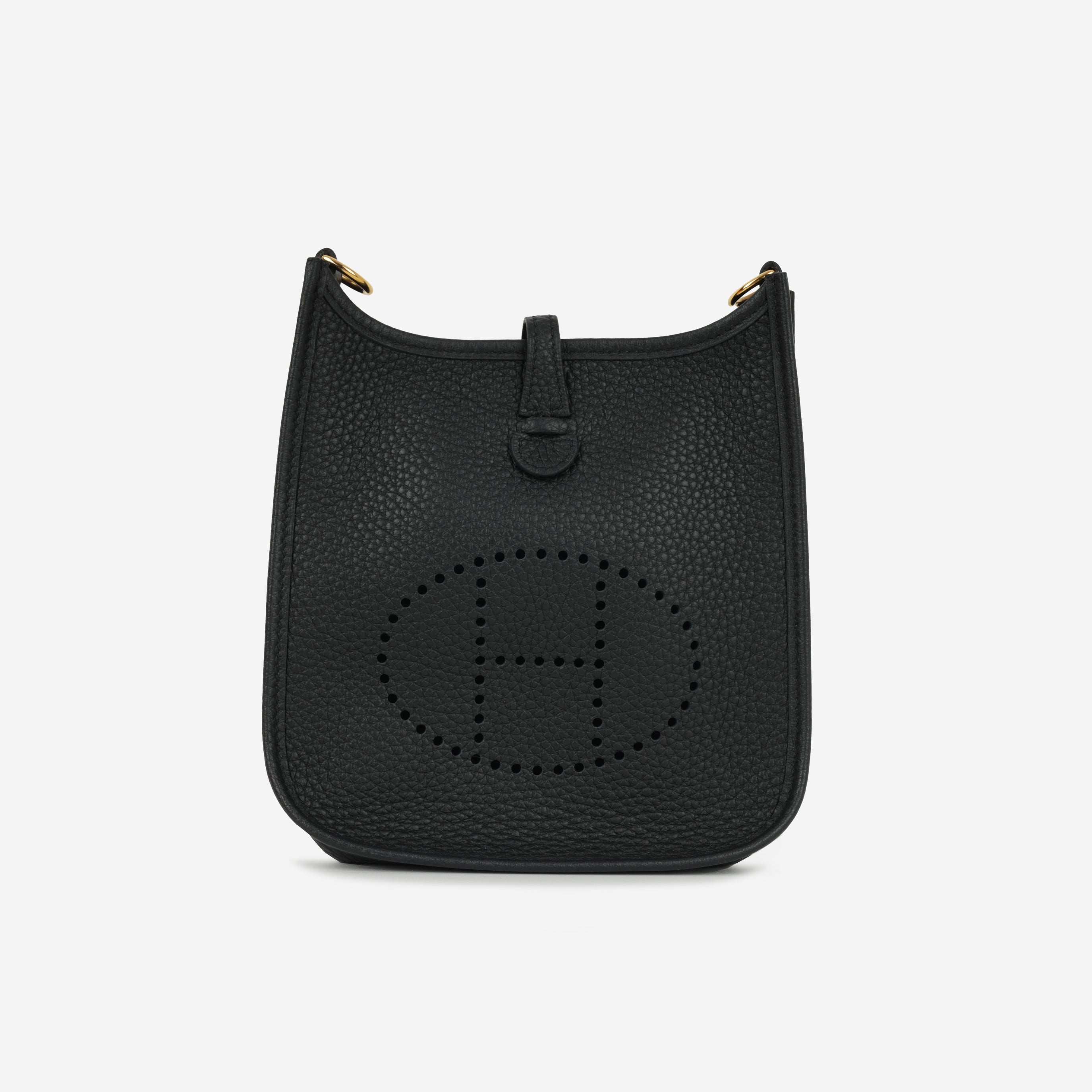 Hermès Evelyne TPM - Noir Clemence | Gold Hardware
