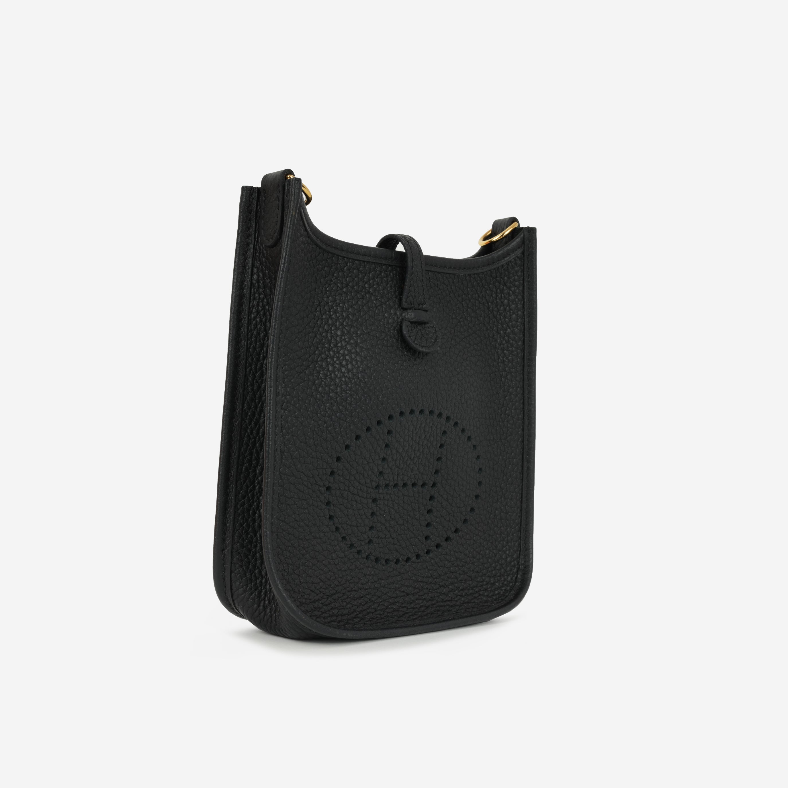 Hermès Evelyne TPM - Noir Clemence | Gold Hardware
