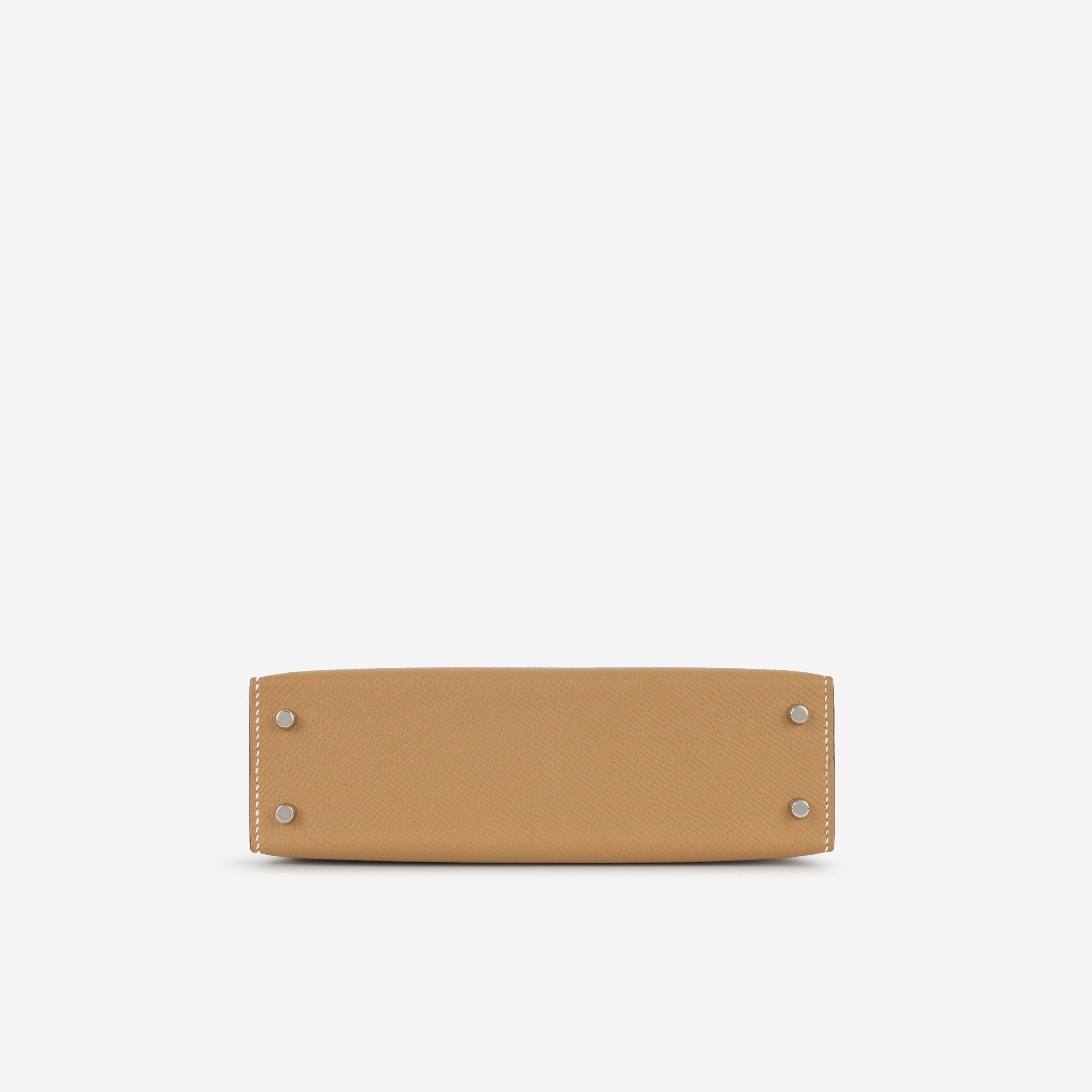Hermès HSS Mini Kelly - Biscuit / Alezan Epsom | Palladium Hardware