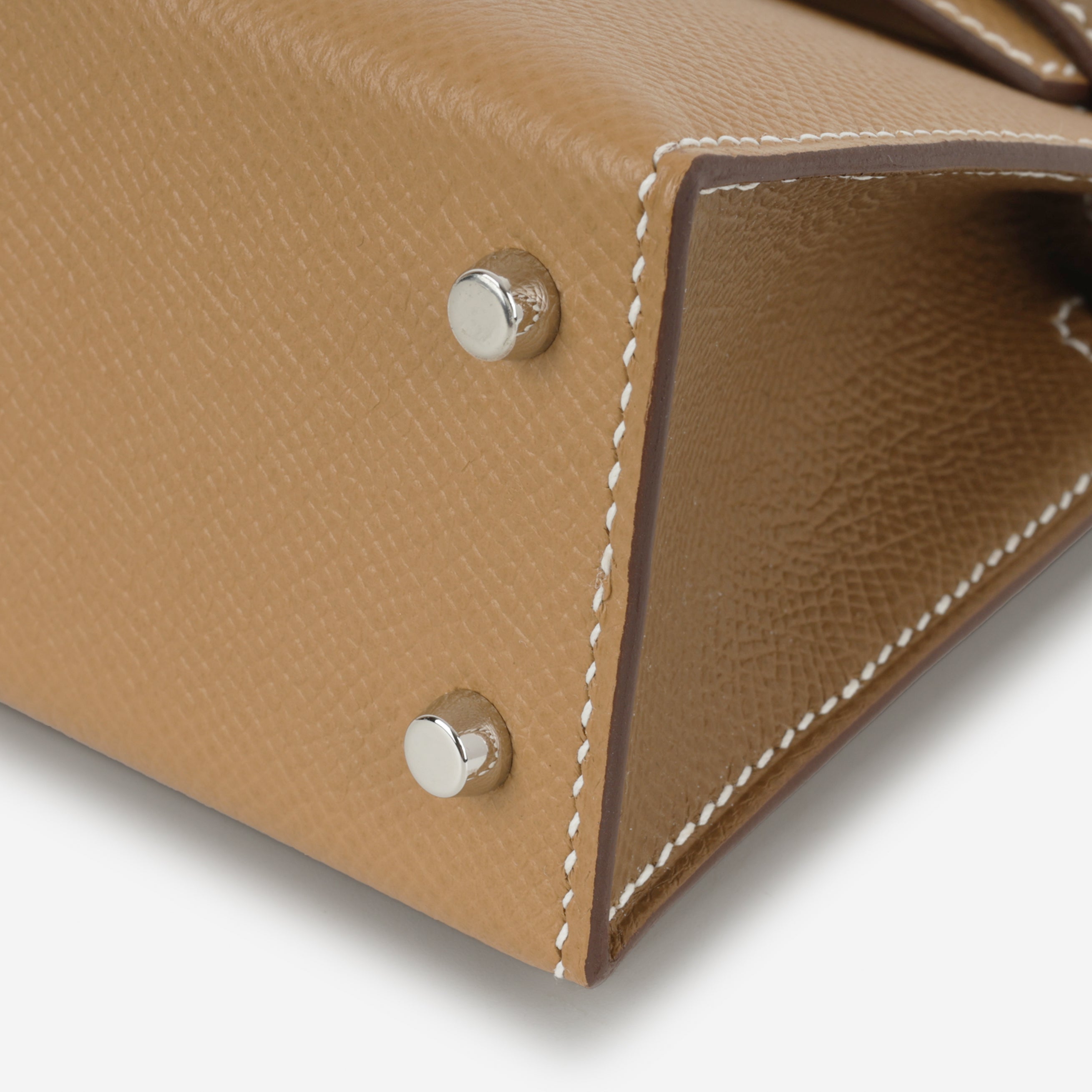 Hermès HSS Mini Kelly - Biscuit / Alezan Epsom | Palladium Hardware
