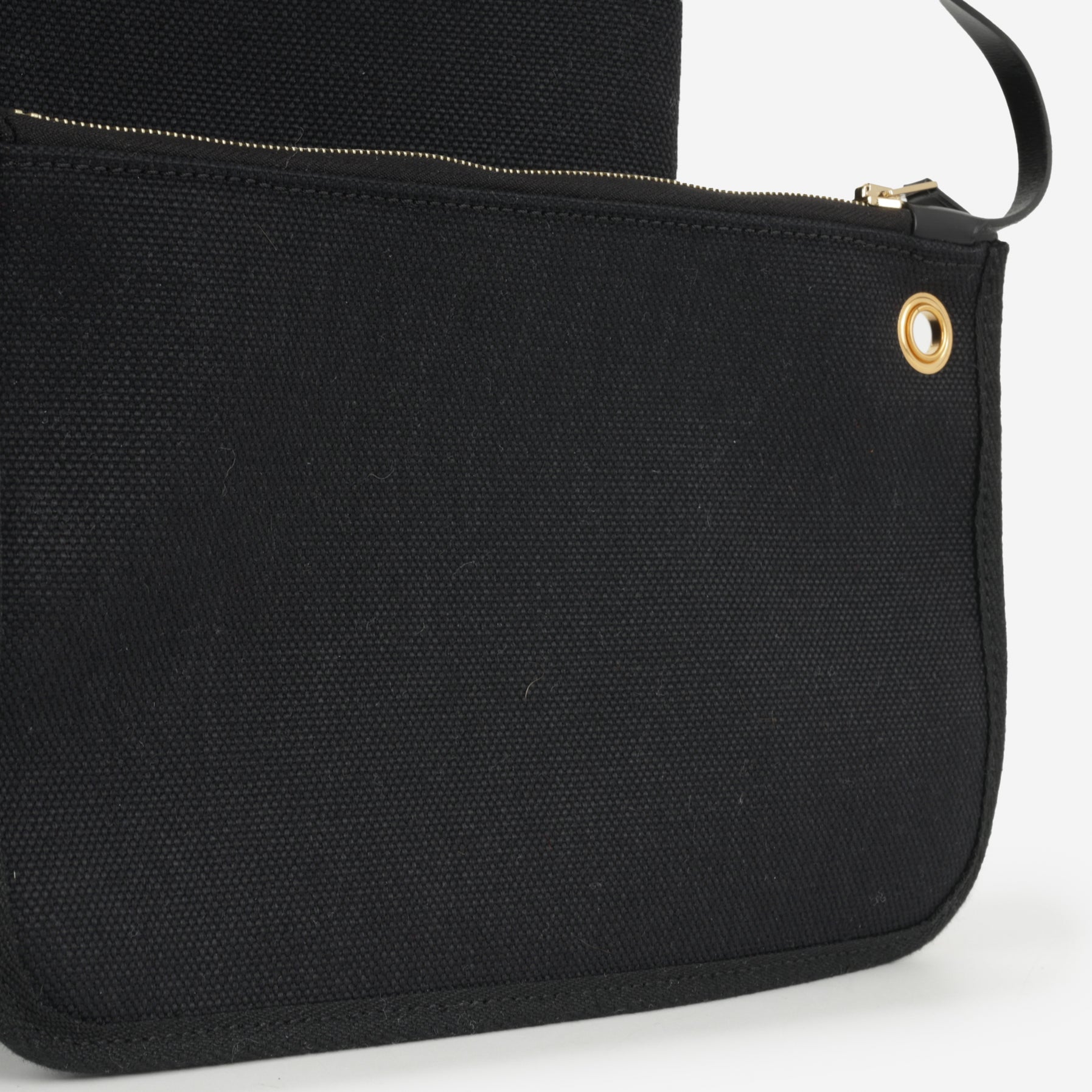 Hermès Herbag 31 - Noir Canvas / Hunter | Gold Hardware