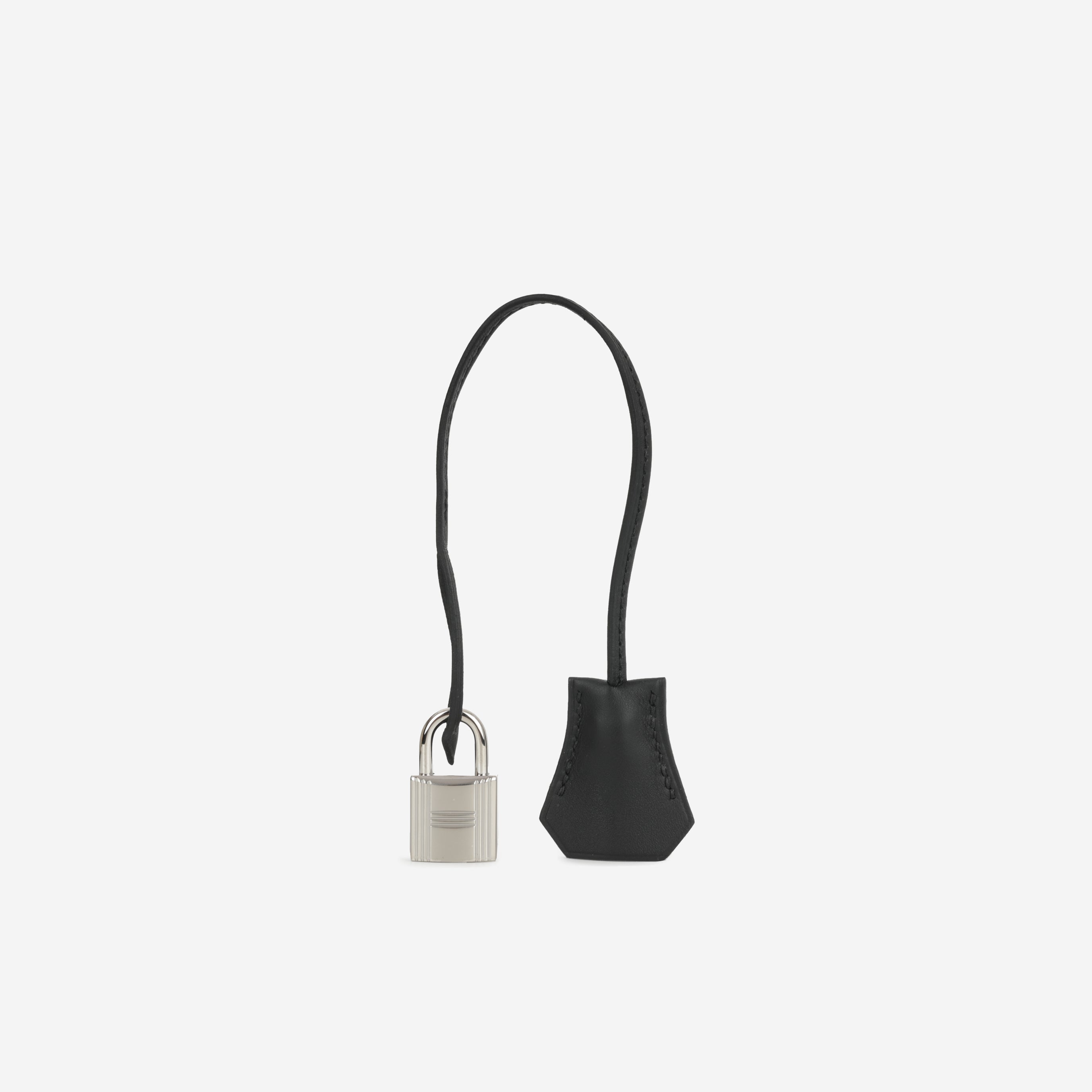Hermès Birkin 30 Toile - Ficelle / Noir Swift | Palladium Hardware