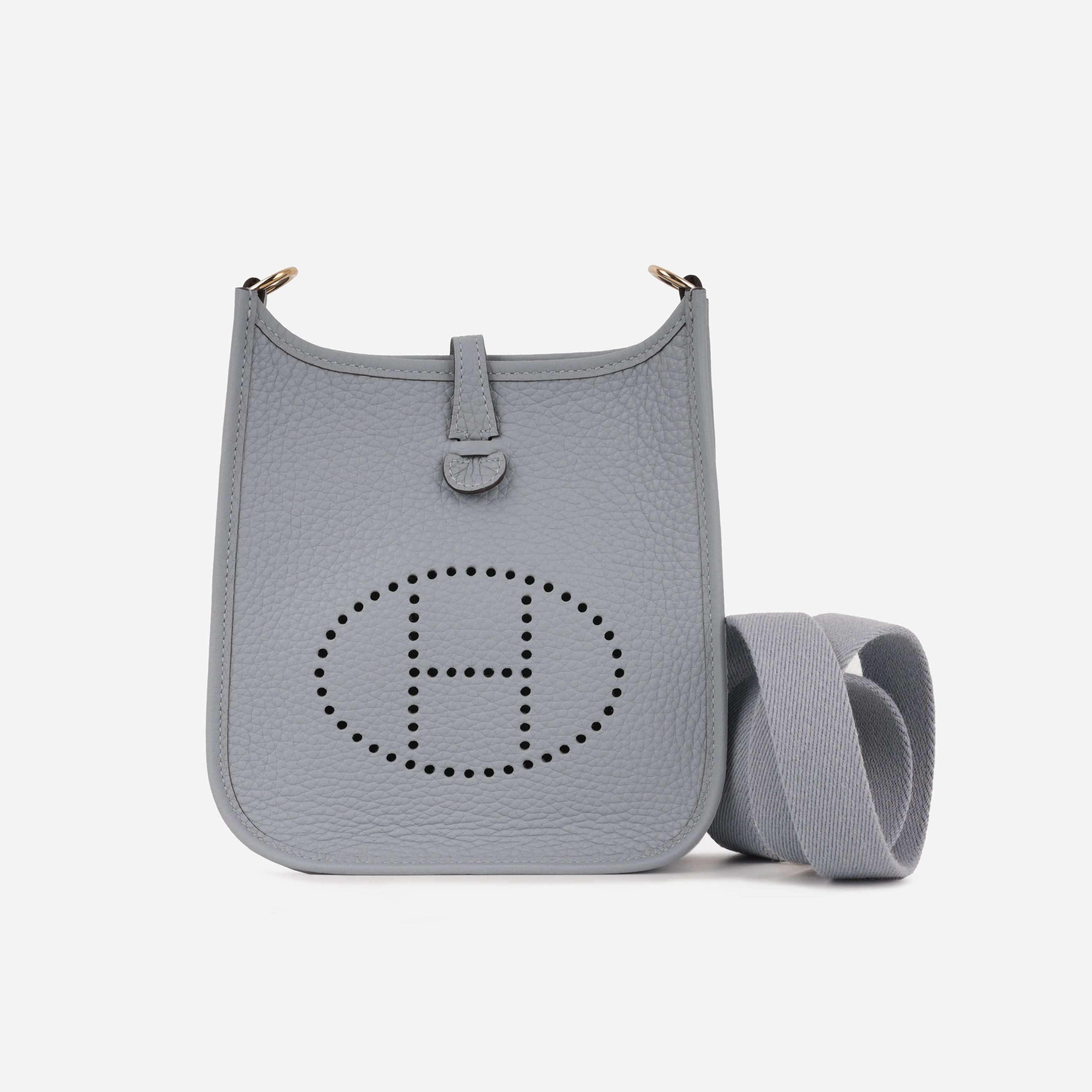 Hermès Evelyne TPM - Gris Pantin Clemence | Permabrass Hardware