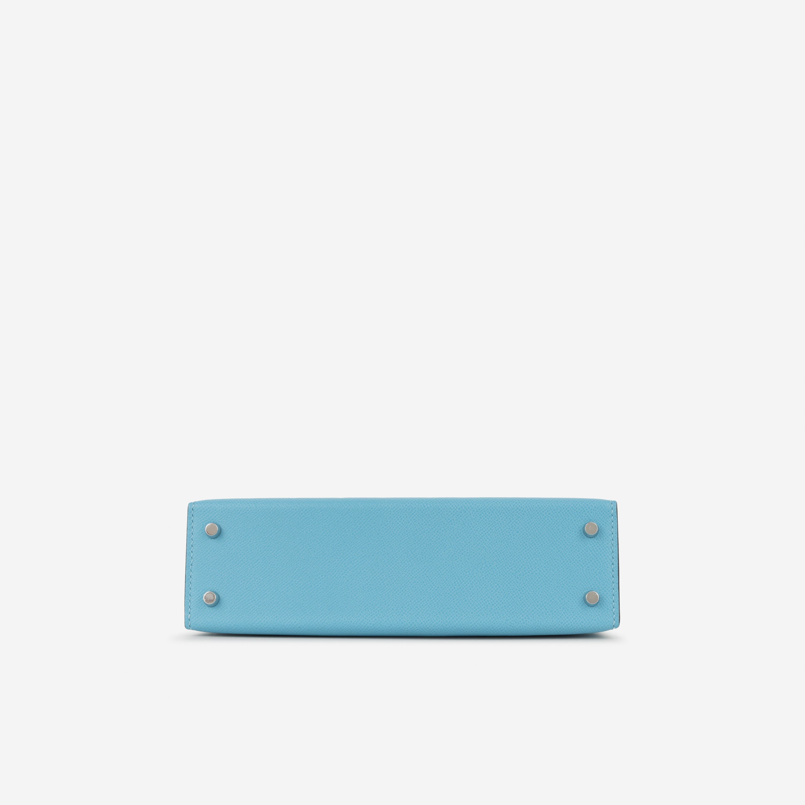 Hermès Mini Kelly - Bleu Du Nord Madame | Palladium Hardware