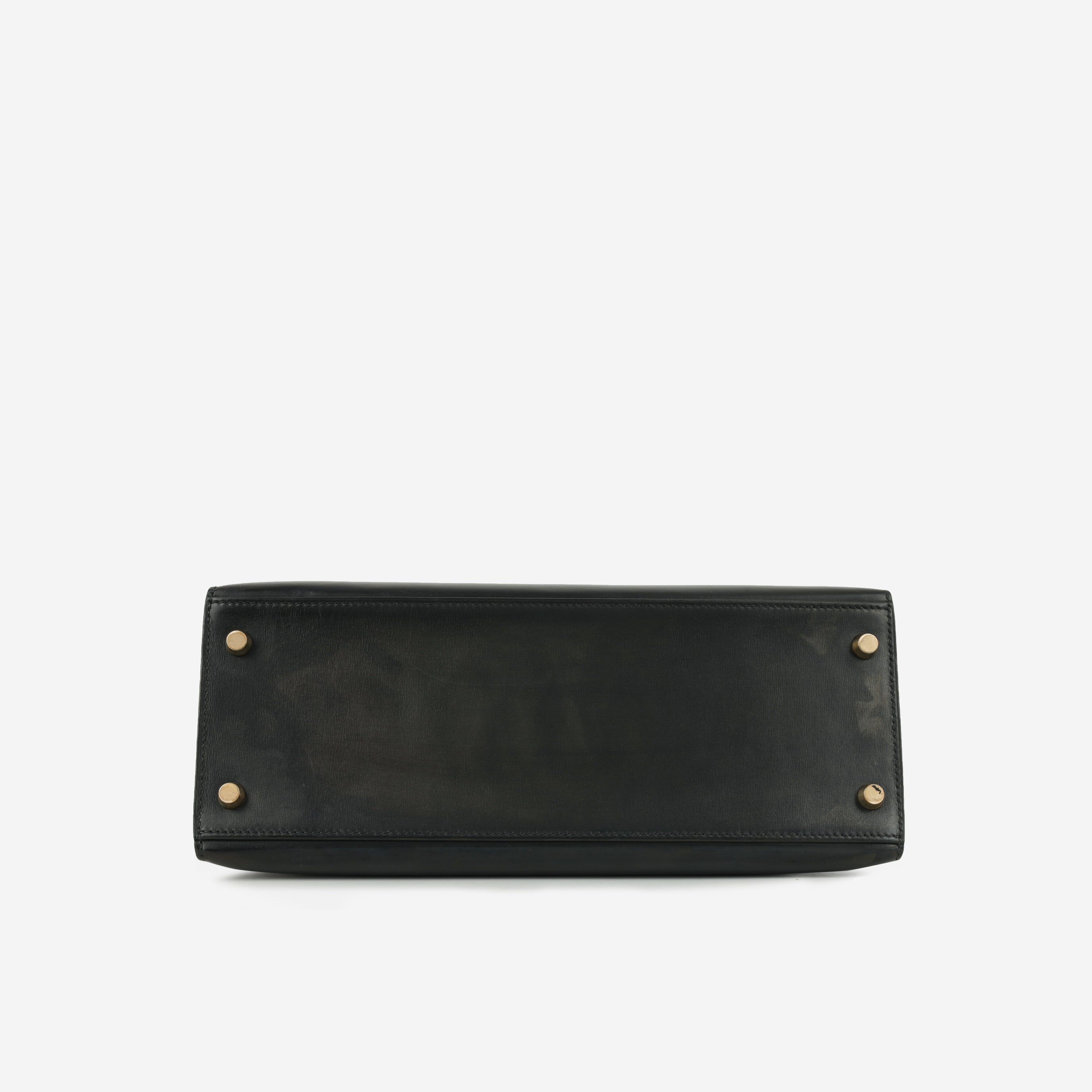 Hermès Vintage Kelly 28 - Black Box Calf | Gold Hardware