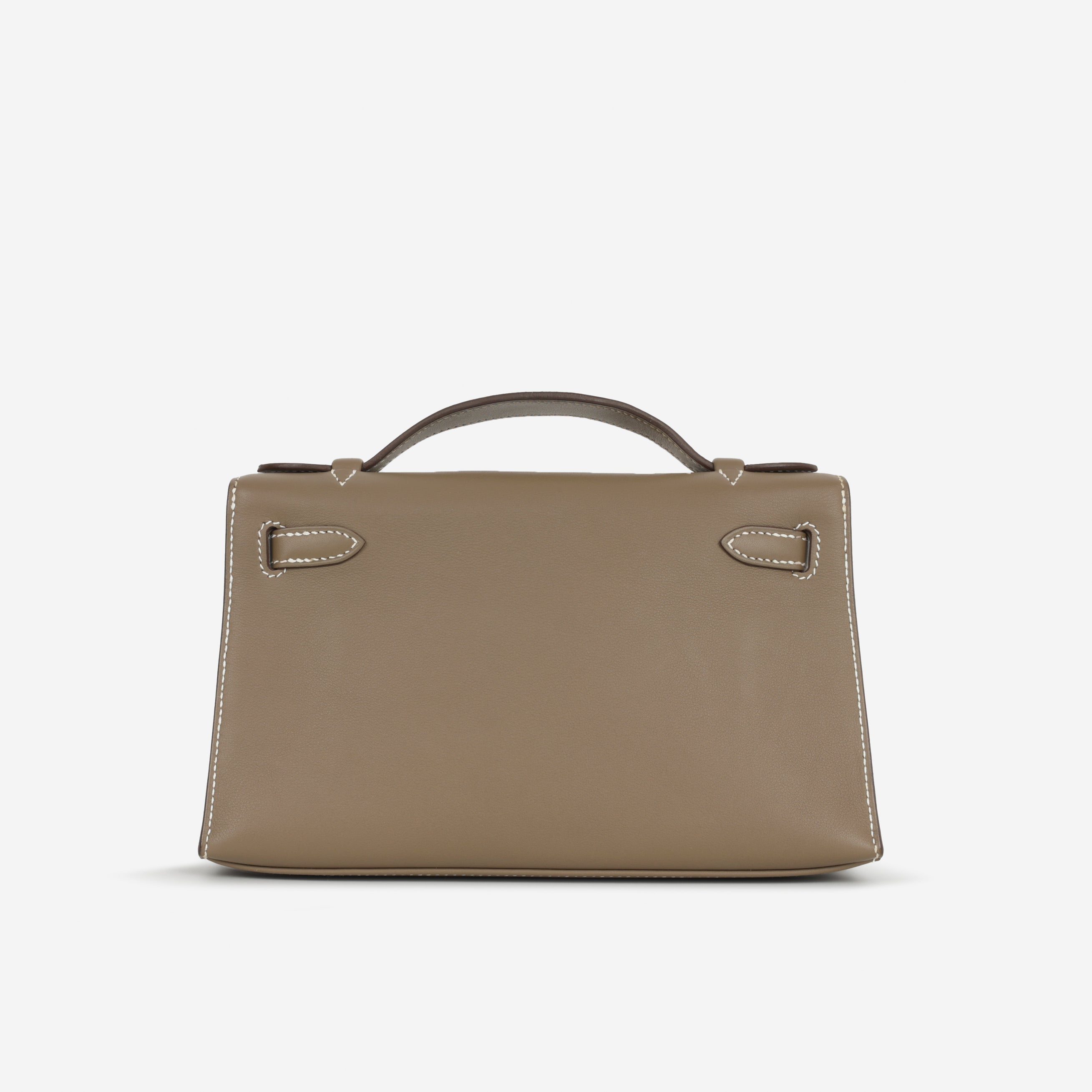 Hermès Kelly Pochette - Etoupe | Gold Hard ware