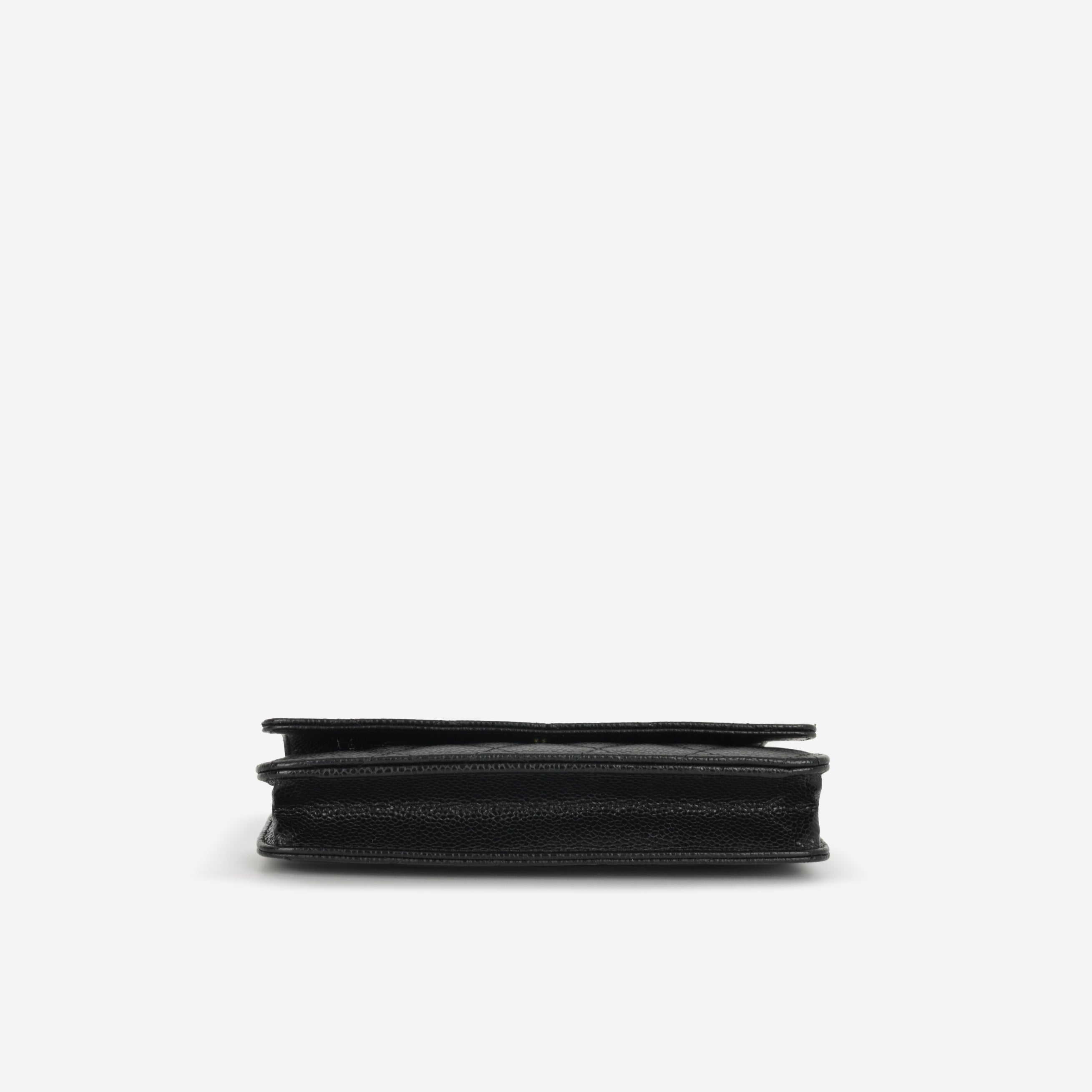 Chanel Classic Wallet on Chain - Black Caviar | Gold Hardware