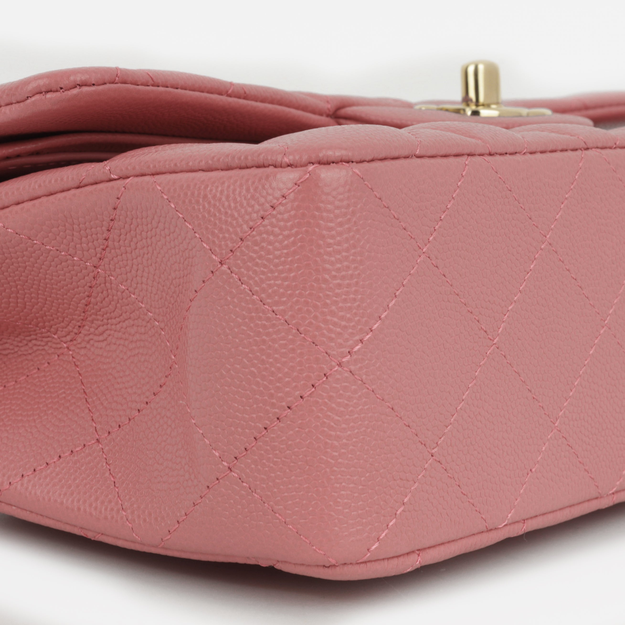 Chanel Small Classic Flap - Pink Caviar | Champagne Gold Hardware