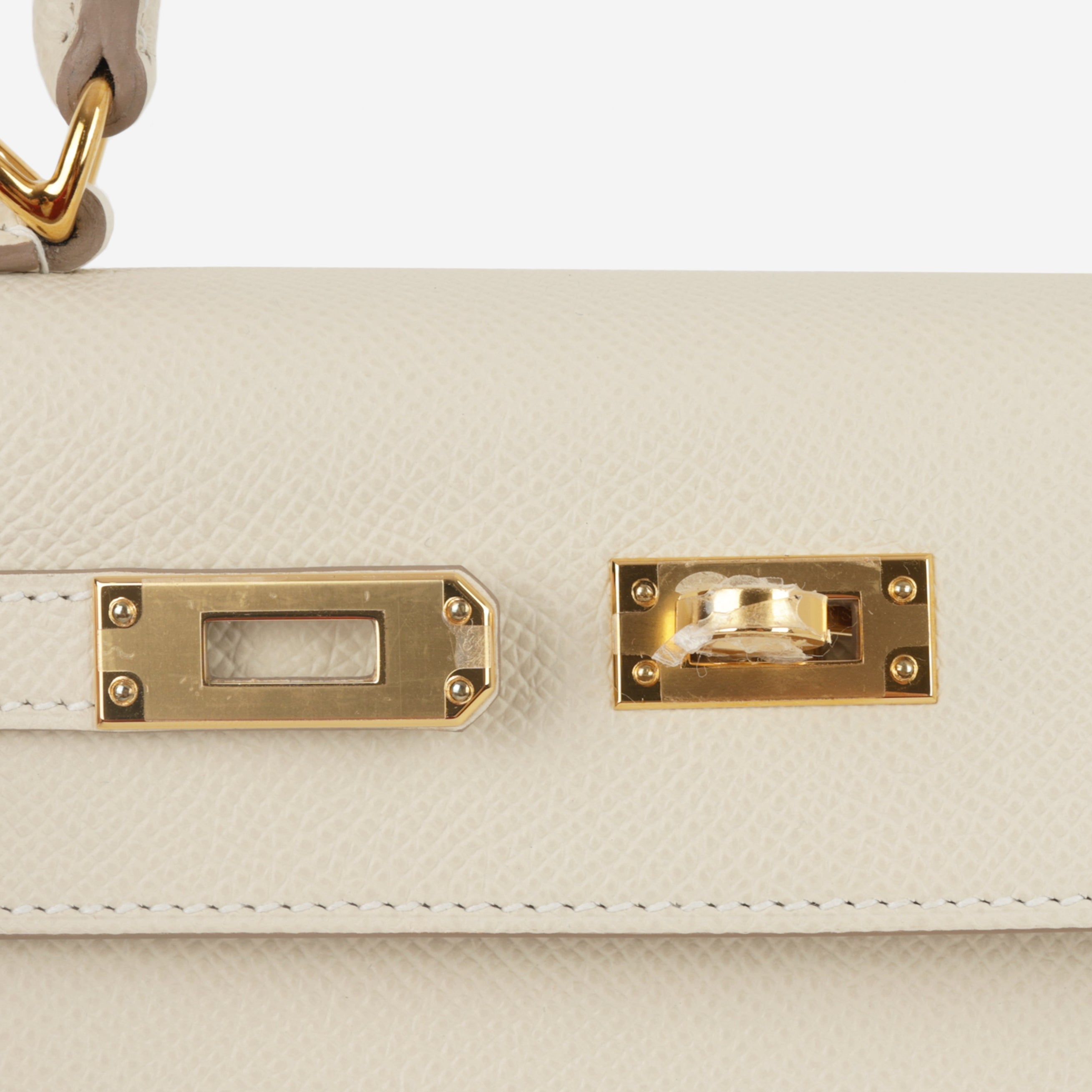 Hermès Kelly 25 - Craie Epsom | Gold Hardware