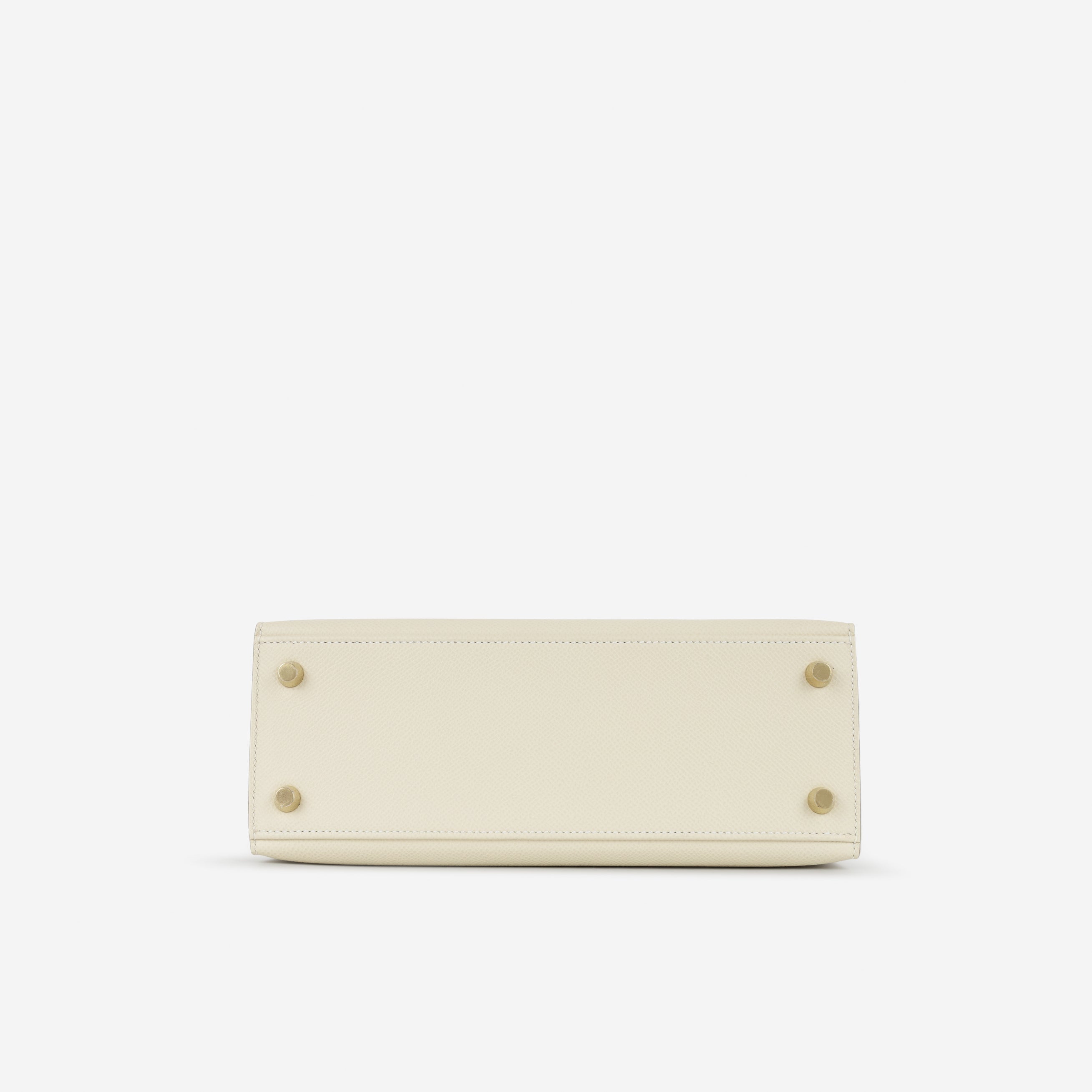 Hermès Kelly 25 - Craie Epsom | Gold Hardware