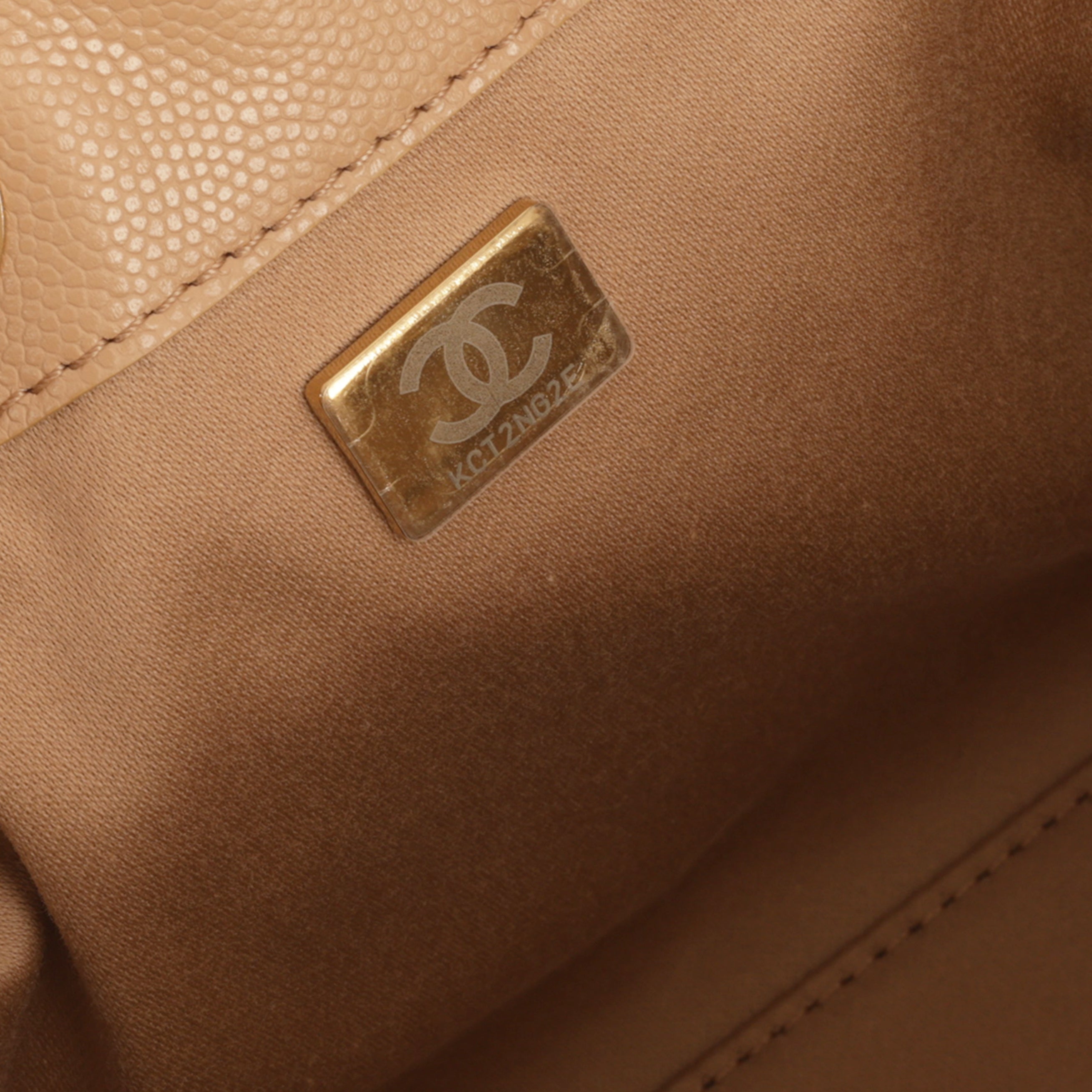 Chanel Mini 25 Hobo - Beige Caviar | Gold Hardware