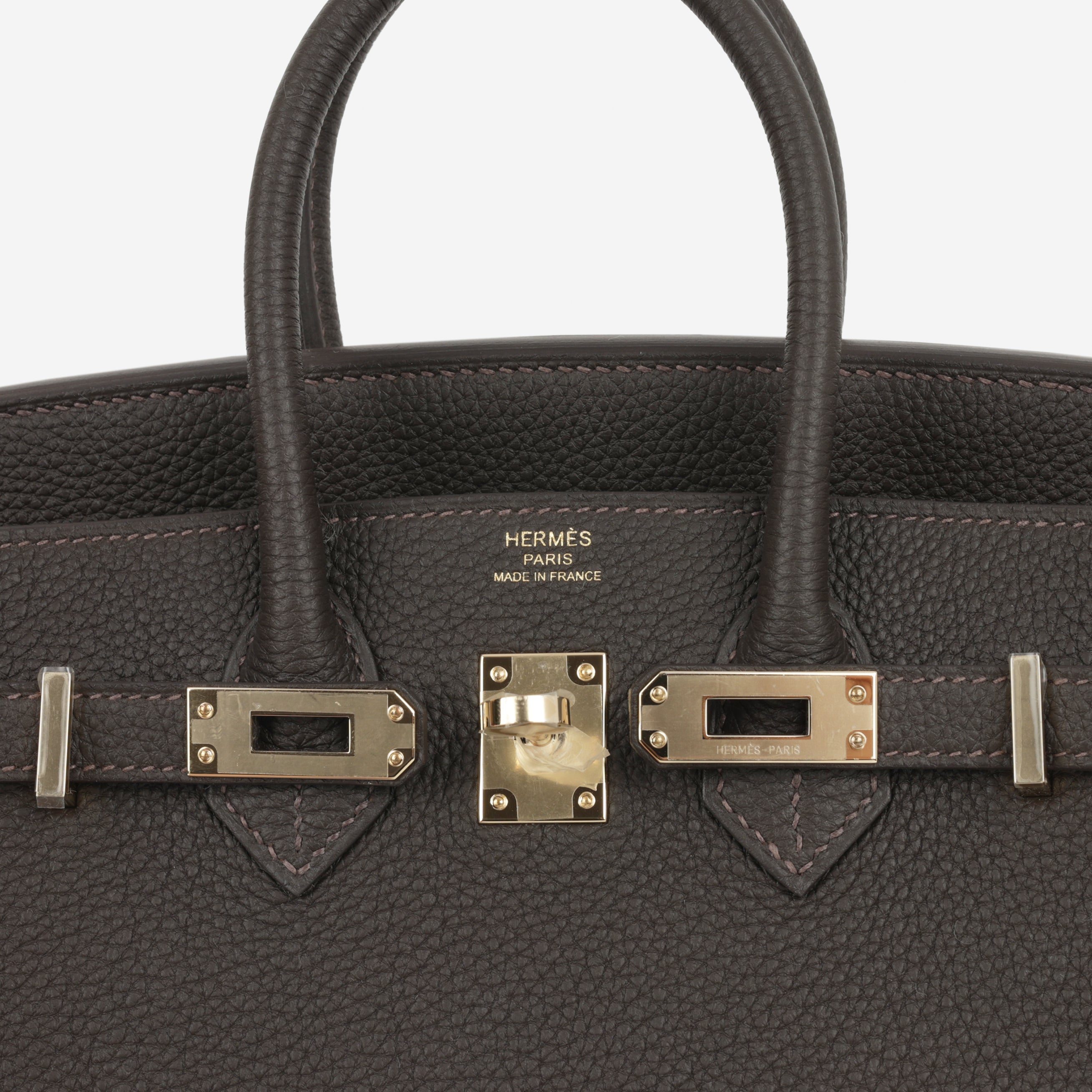 Hermès Birkin 25 - Bai Brun Togo | Permabrass Hardware
