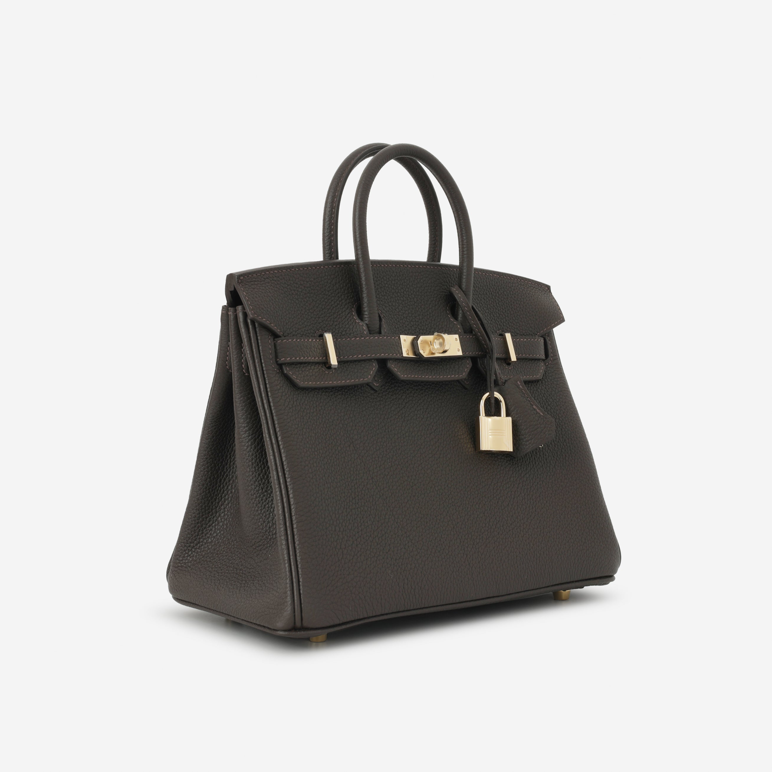 Hermès Birkin 25 - Bai Brun Togo | Permabrass Hardware