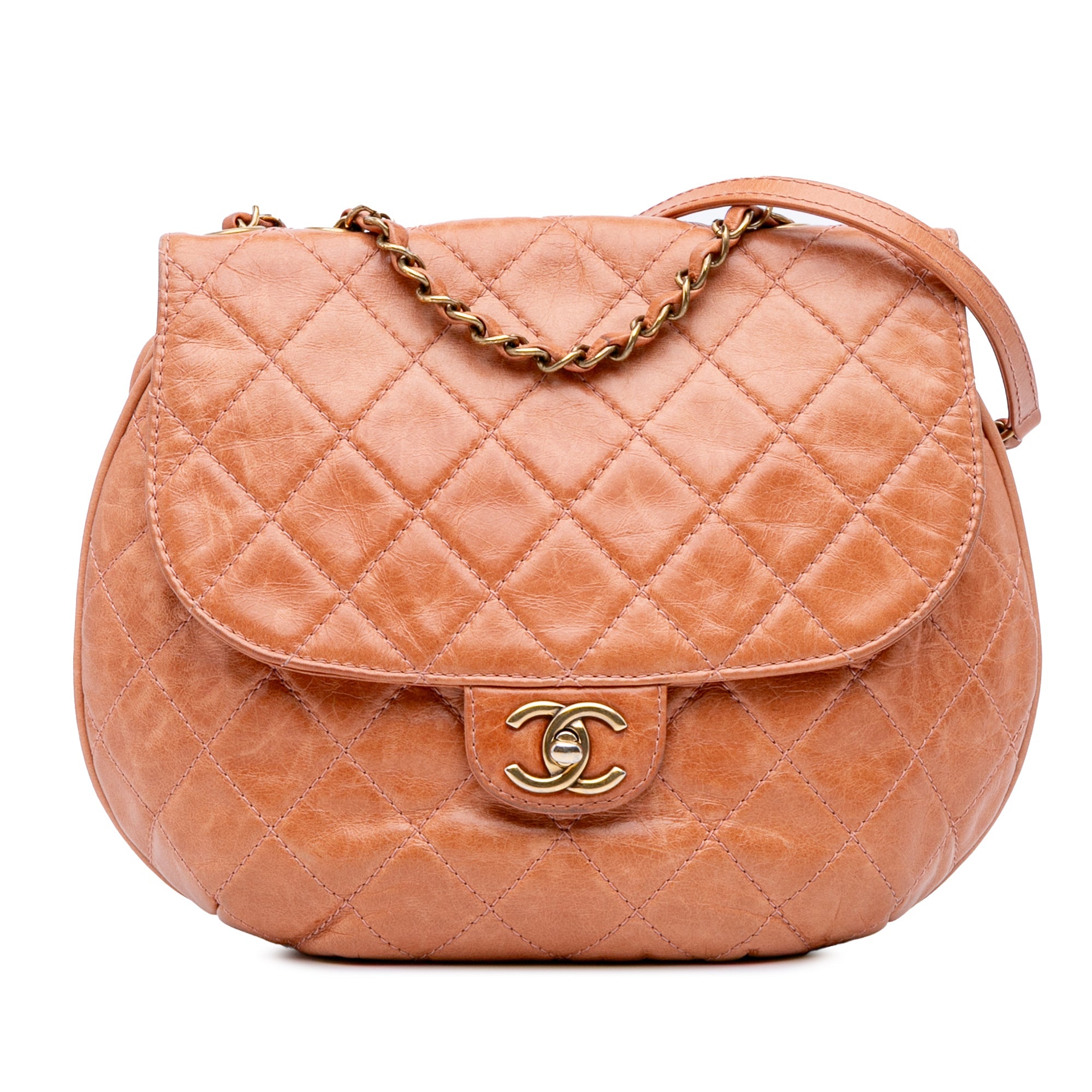 Dubai Messenger Bag Quilted Aged Calfskin Medium