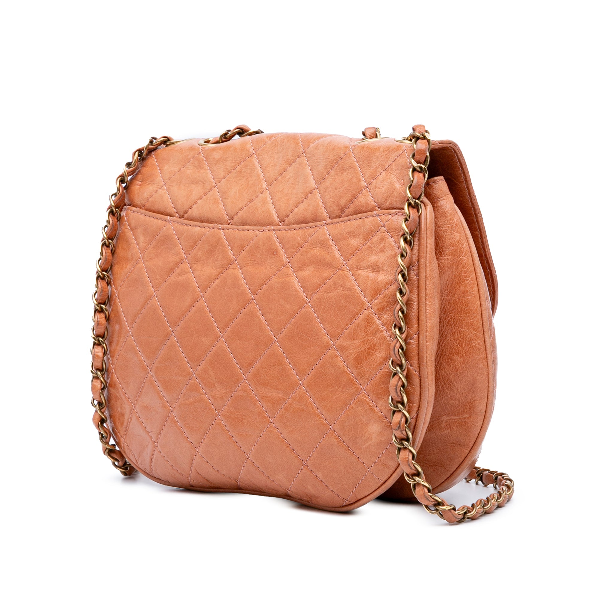 Dubai Messenger Bag Quilted Aged Calfskin Medium