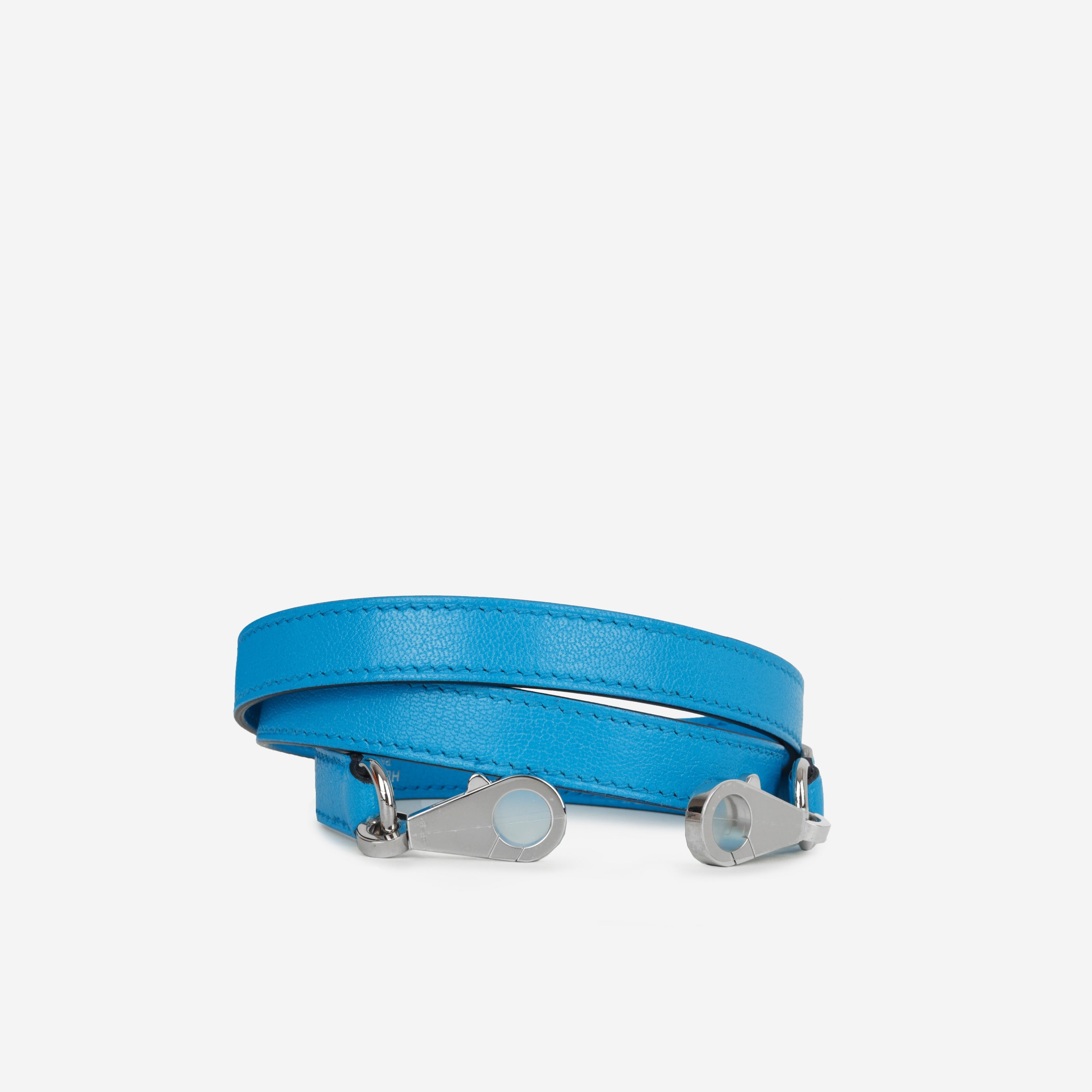 Hermès Kelly 25 - Bleu Frida Chevre Chamkila | Palladium Hardware