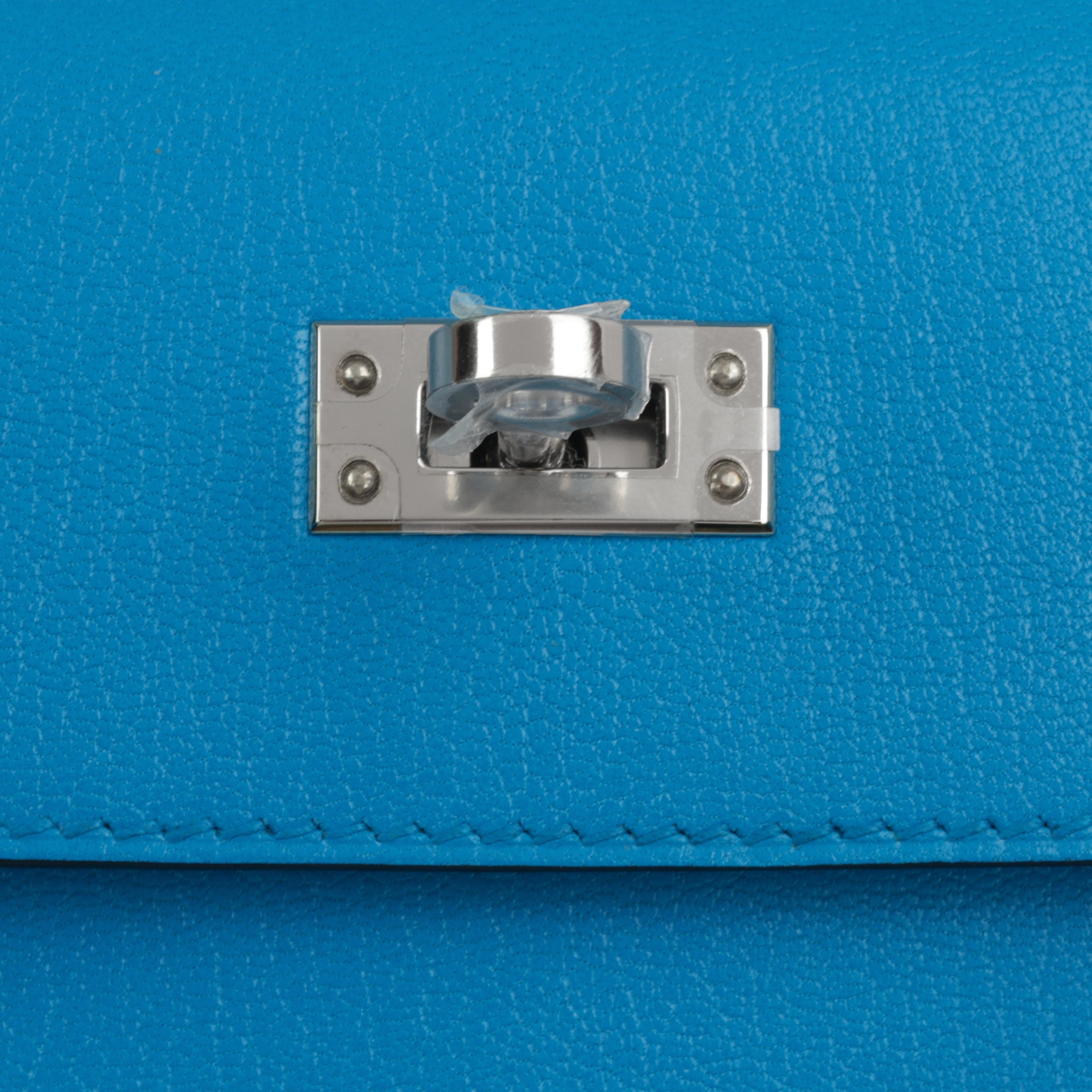 Hermès Kelly 25 - Bleu Frida Chevre Chamkila | Palladium Hardware