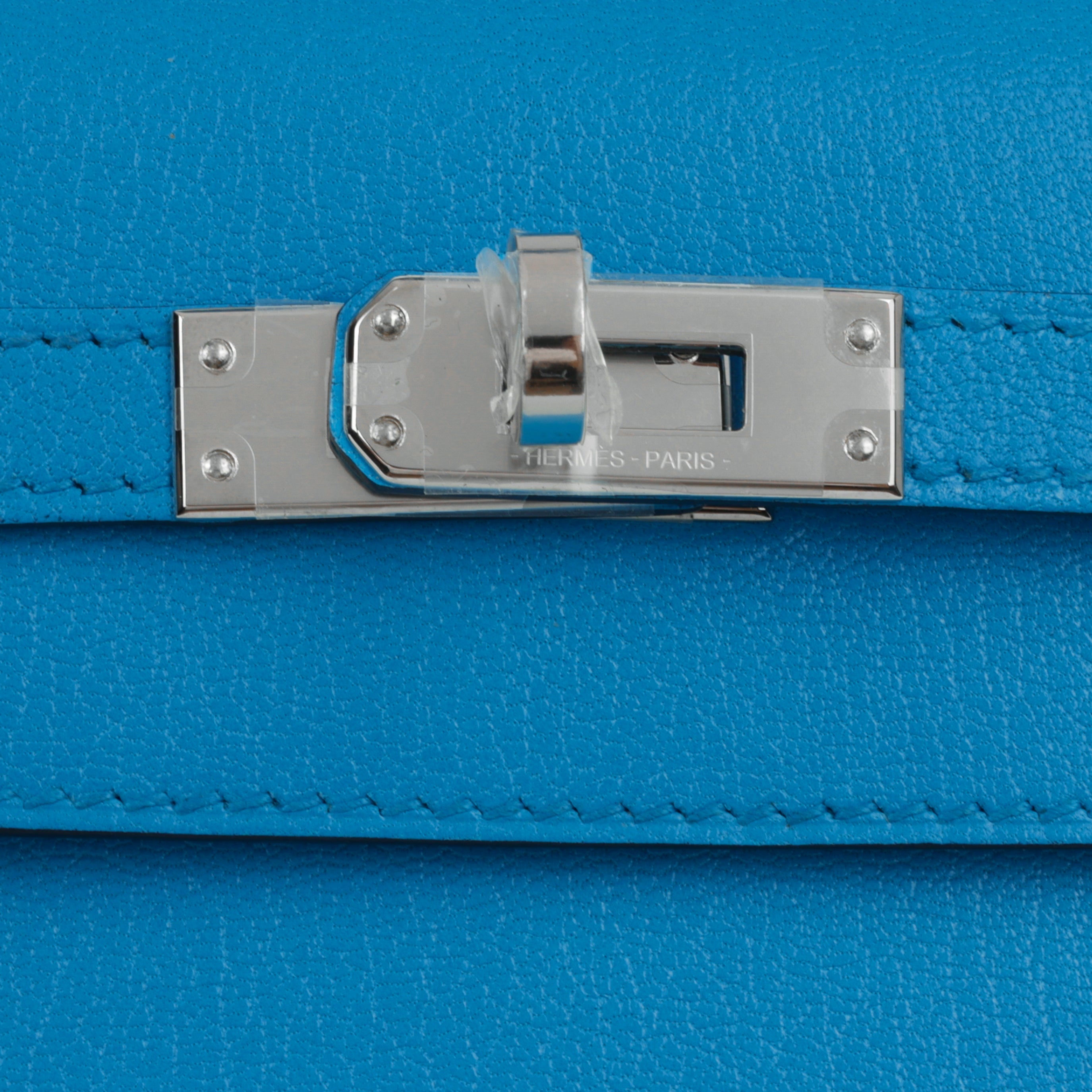 Hermès Kelly 25 - Bleu Frida Chevre Chamkila | Palladium Hardware