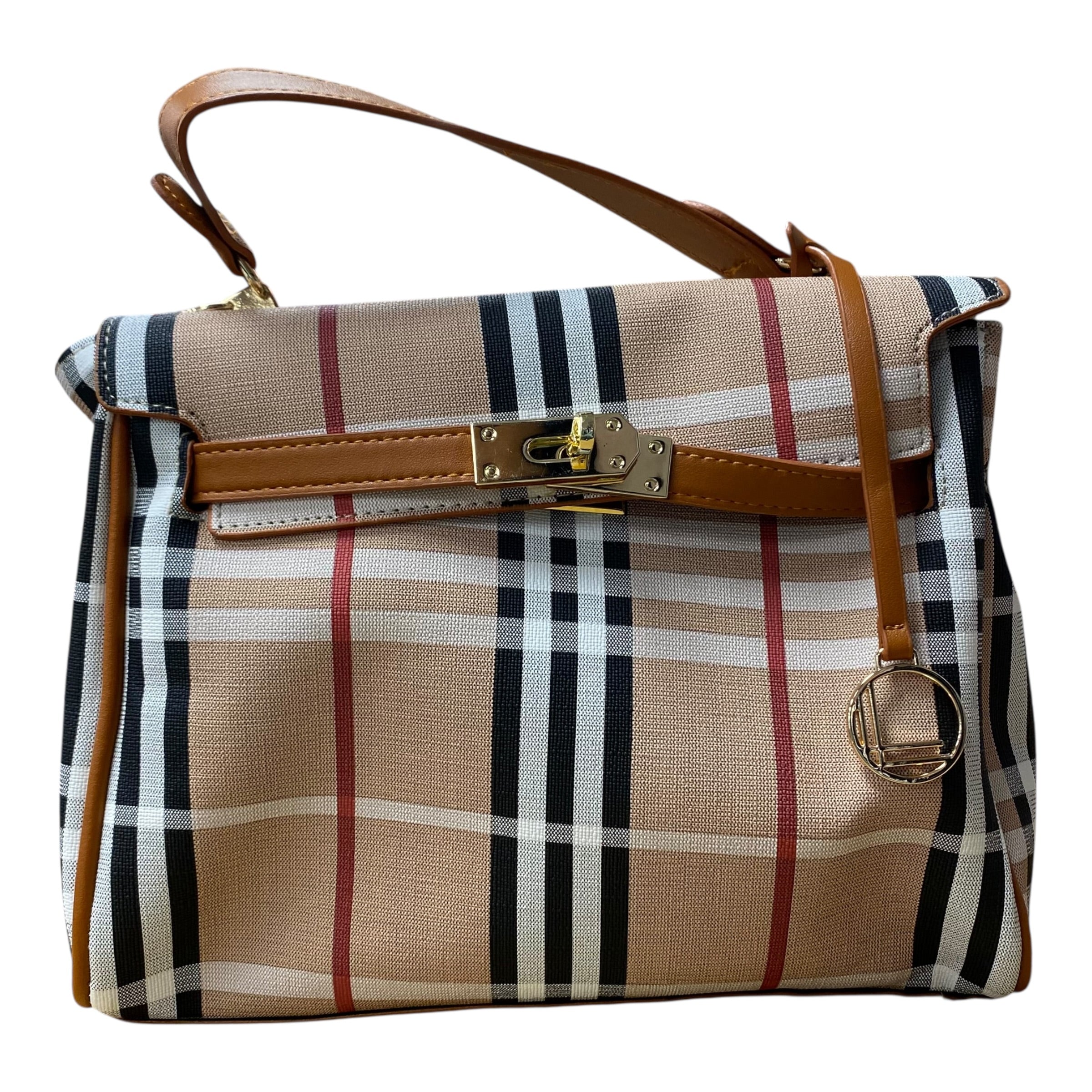 Crossbody  In Brown, Size:Medium