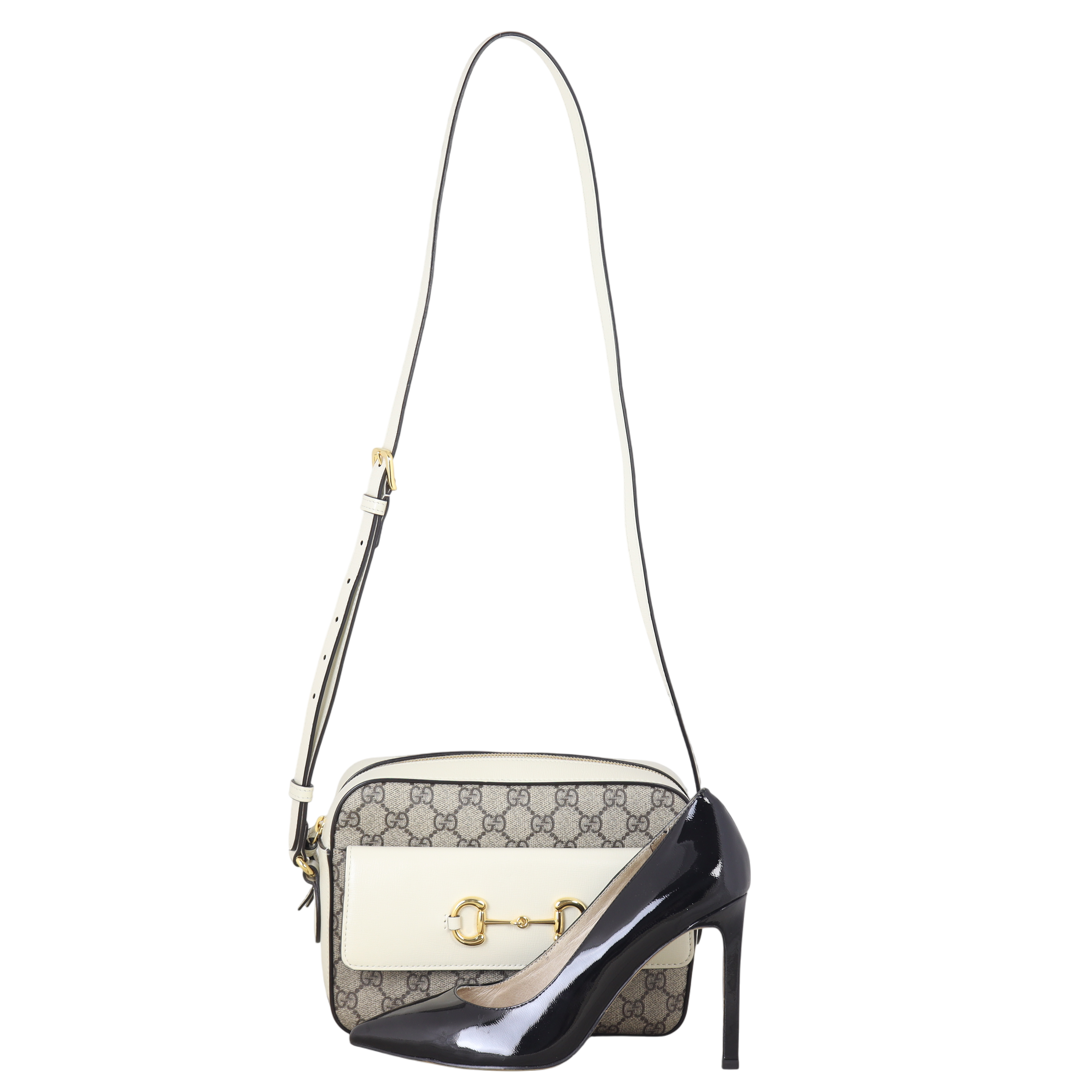 Gucci GG Supreme Horsebit 1955 Shoulder Bag Small