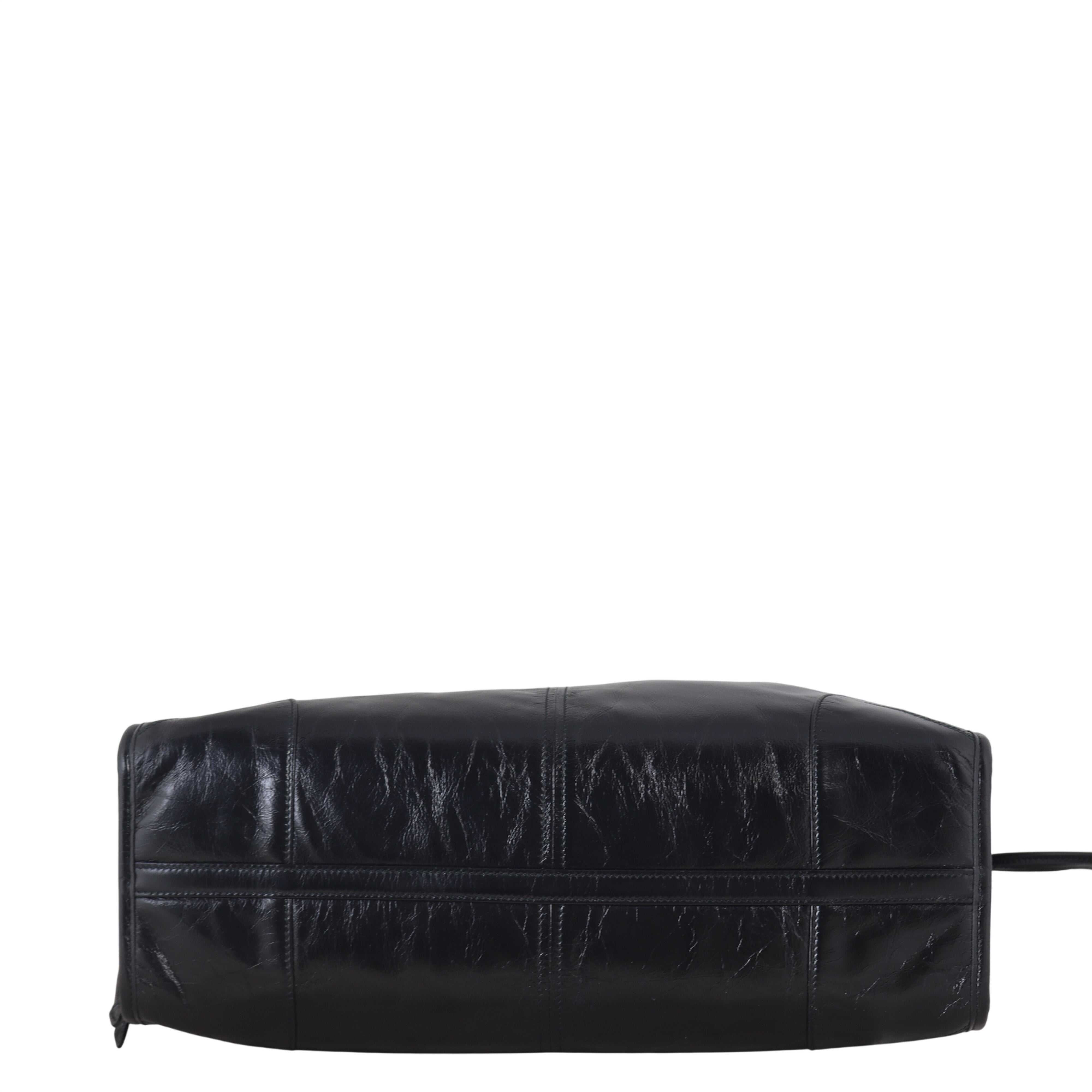 Prada Vitello Shine Bonnie Shoulder Bag Large