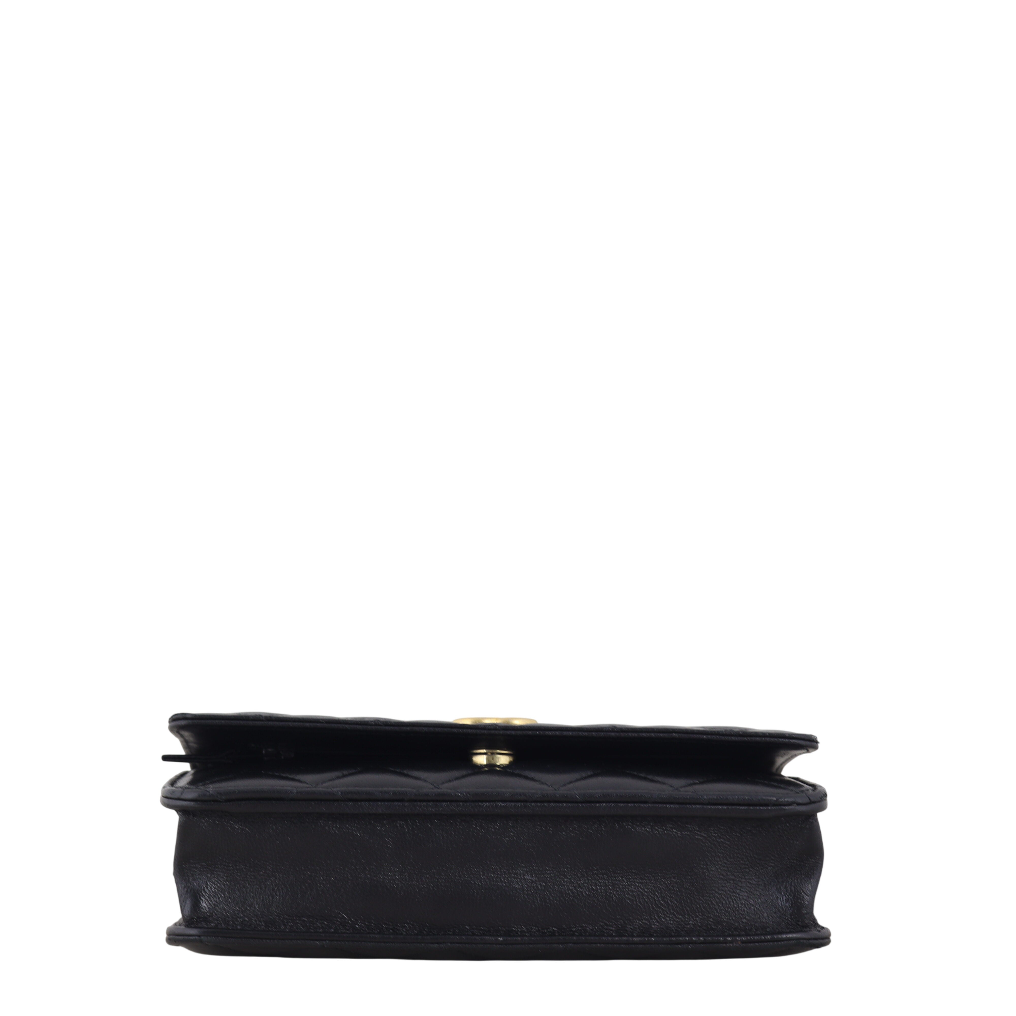 Chanel Logo Top Handle Wallet on Chain