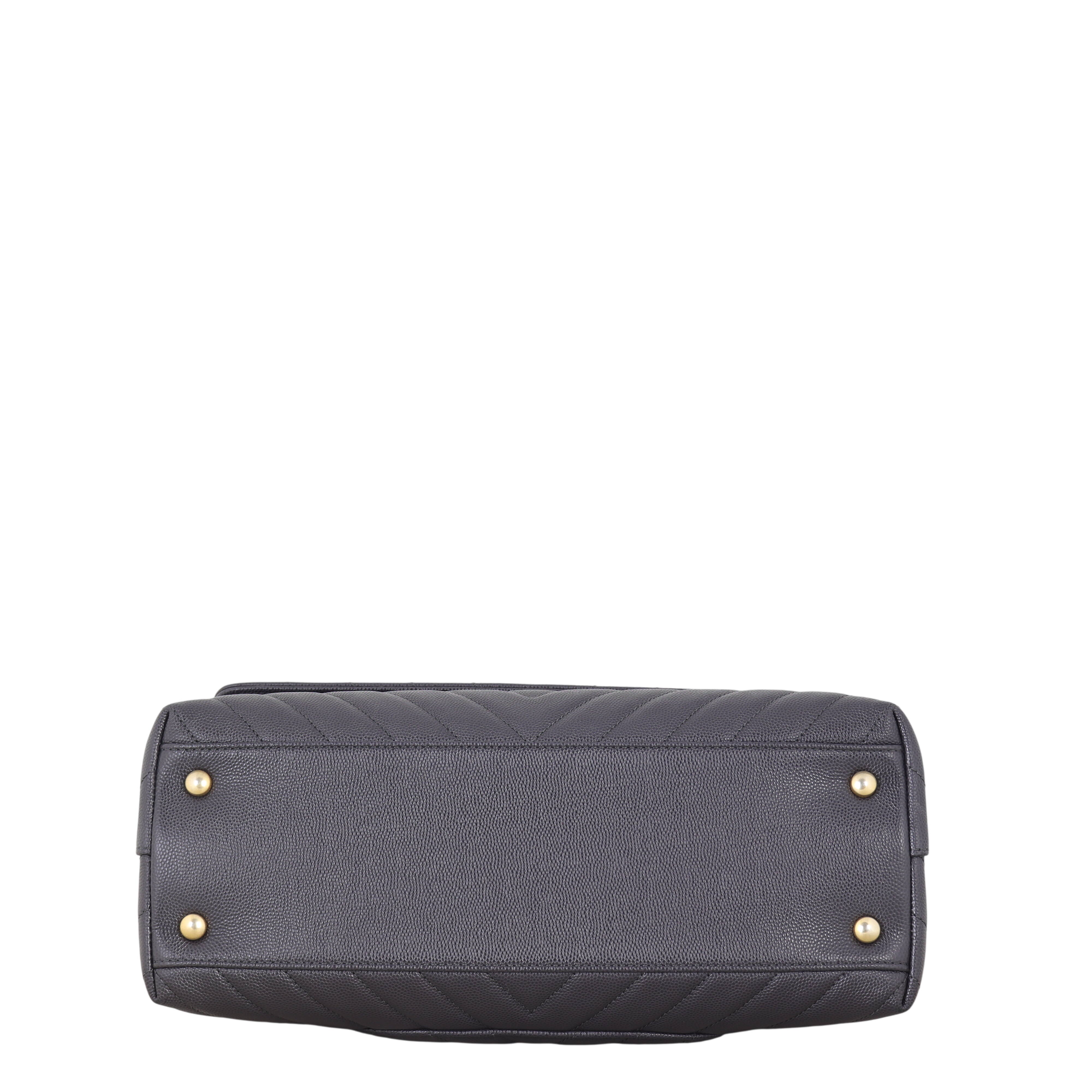 Chanel Coco Top Handle Medium Bag Chevron