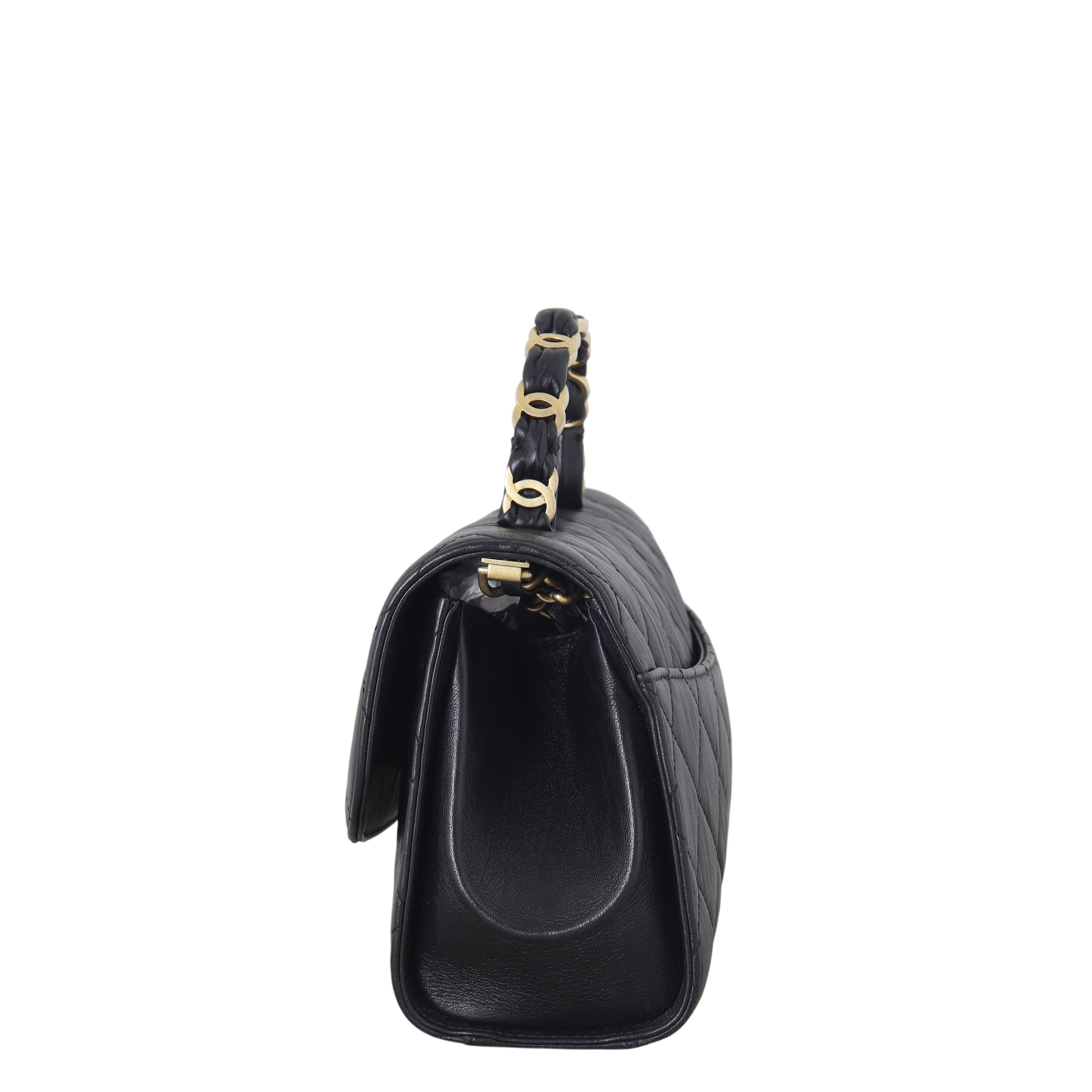 Chanel CC Wrapped Handle Bag Small