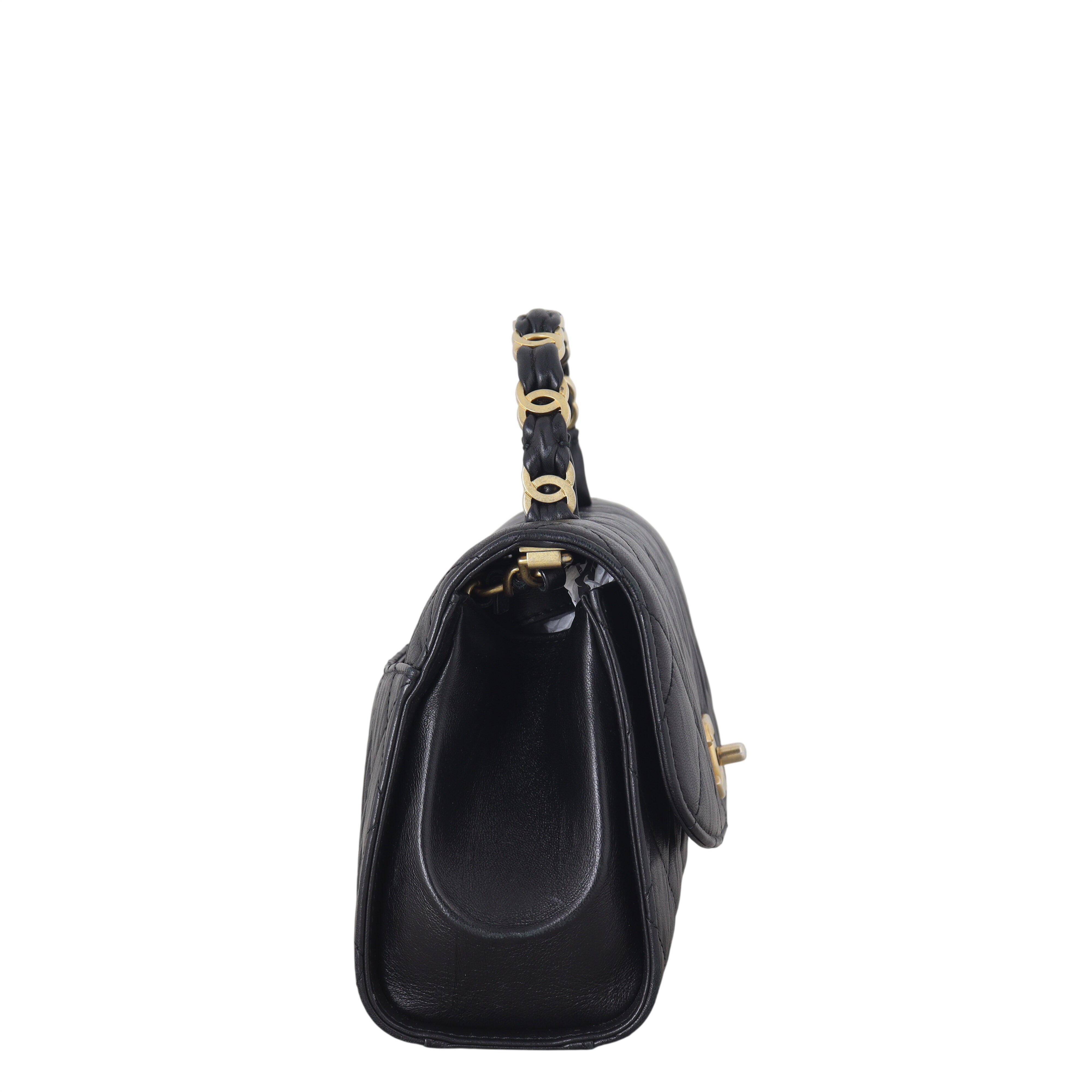 Chanel CC Wrapped Handle Bag Small