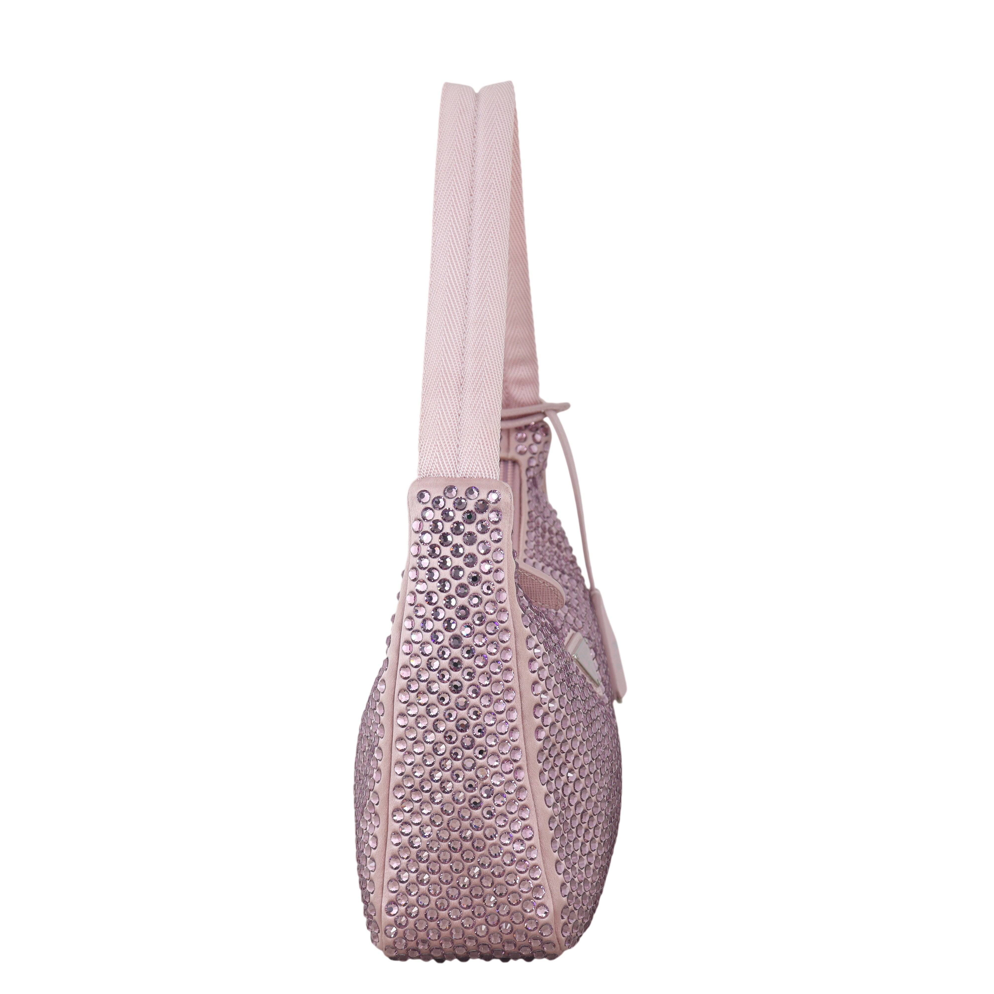 Prada Re-Edition 2000 Satin Crystal Mini Bag