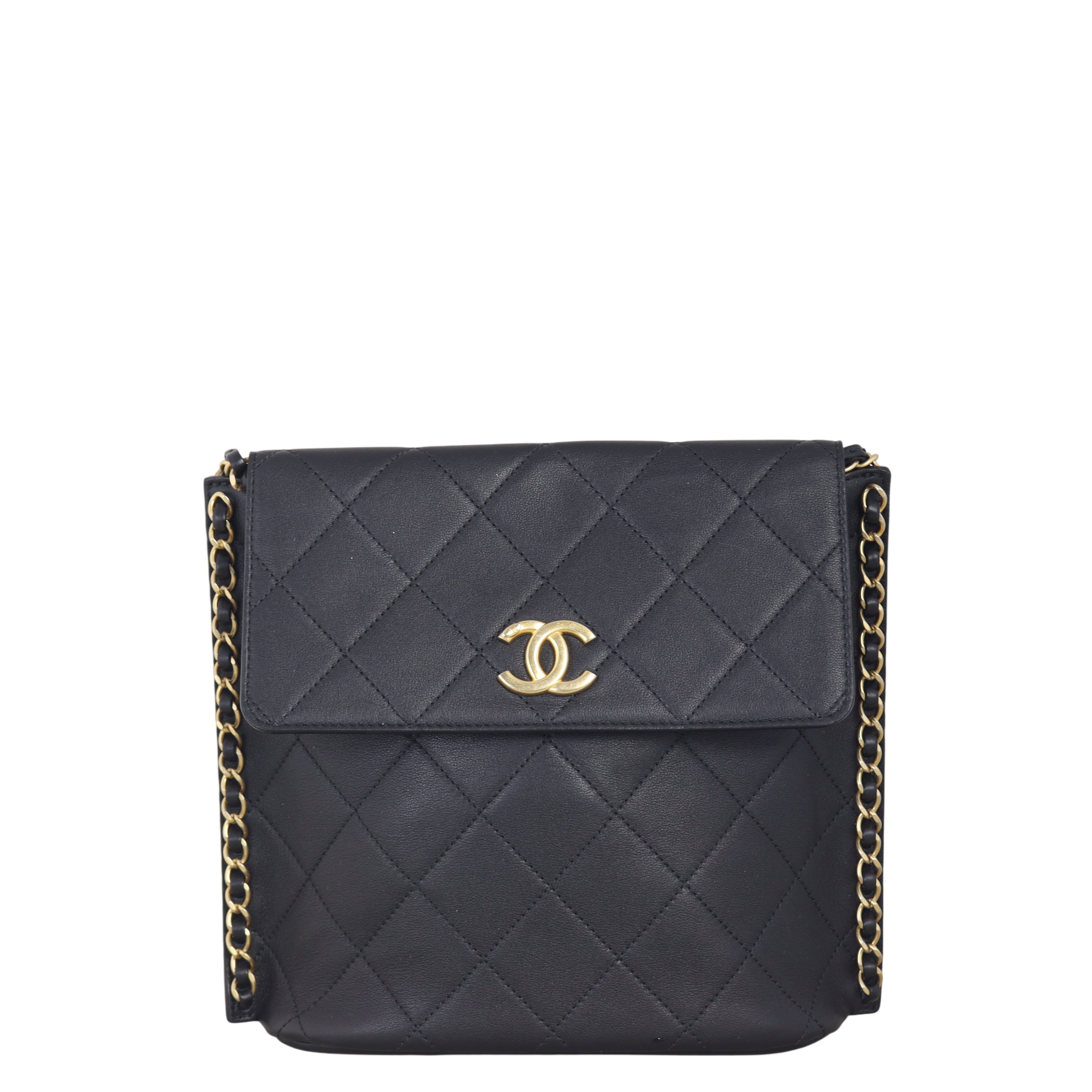Chanel Quilted Hobo Bag Small