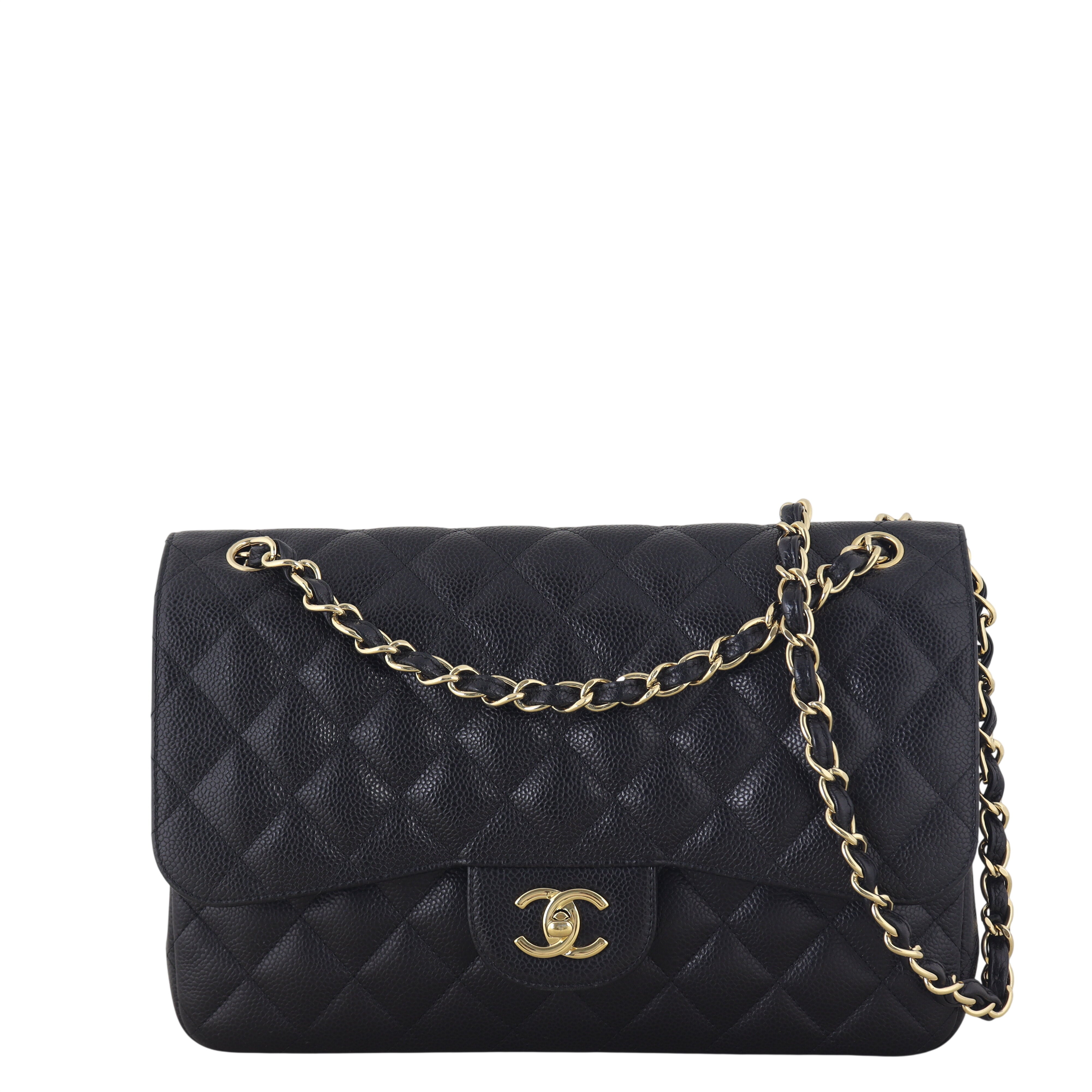 Chanel Classic Double Flap Jumbo Caviar